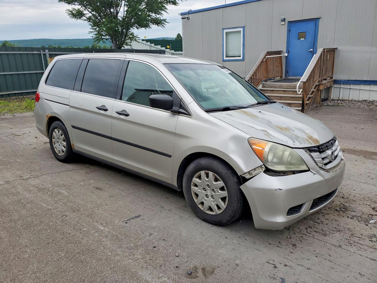 2009 Honda Odyssey Lx Silver vin: 5FNRL382X9B026061