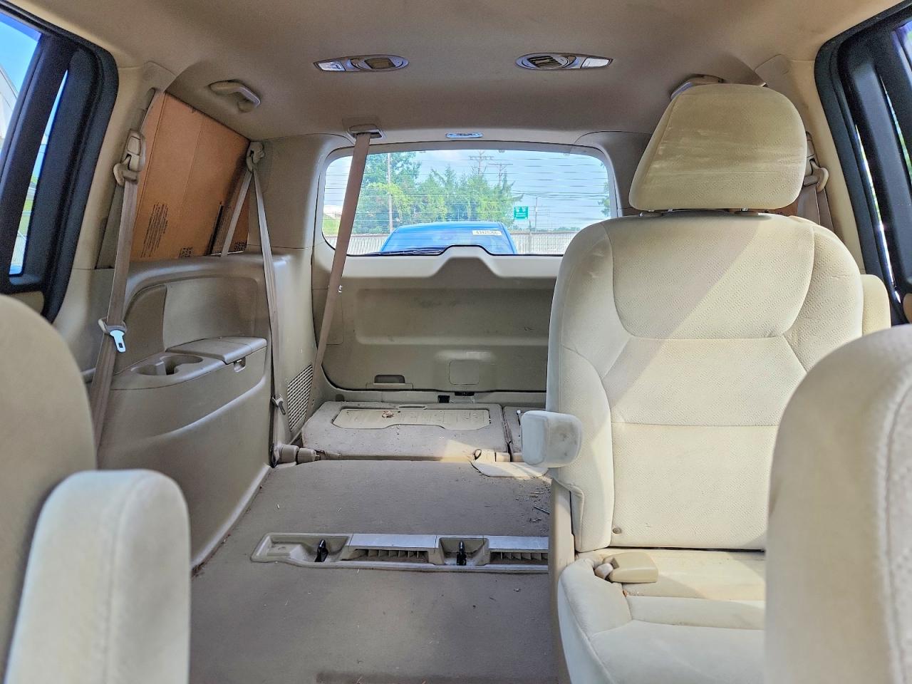 2009 Honda Odyssey Lx Burgundy vin: 5FNRL382X9B044995