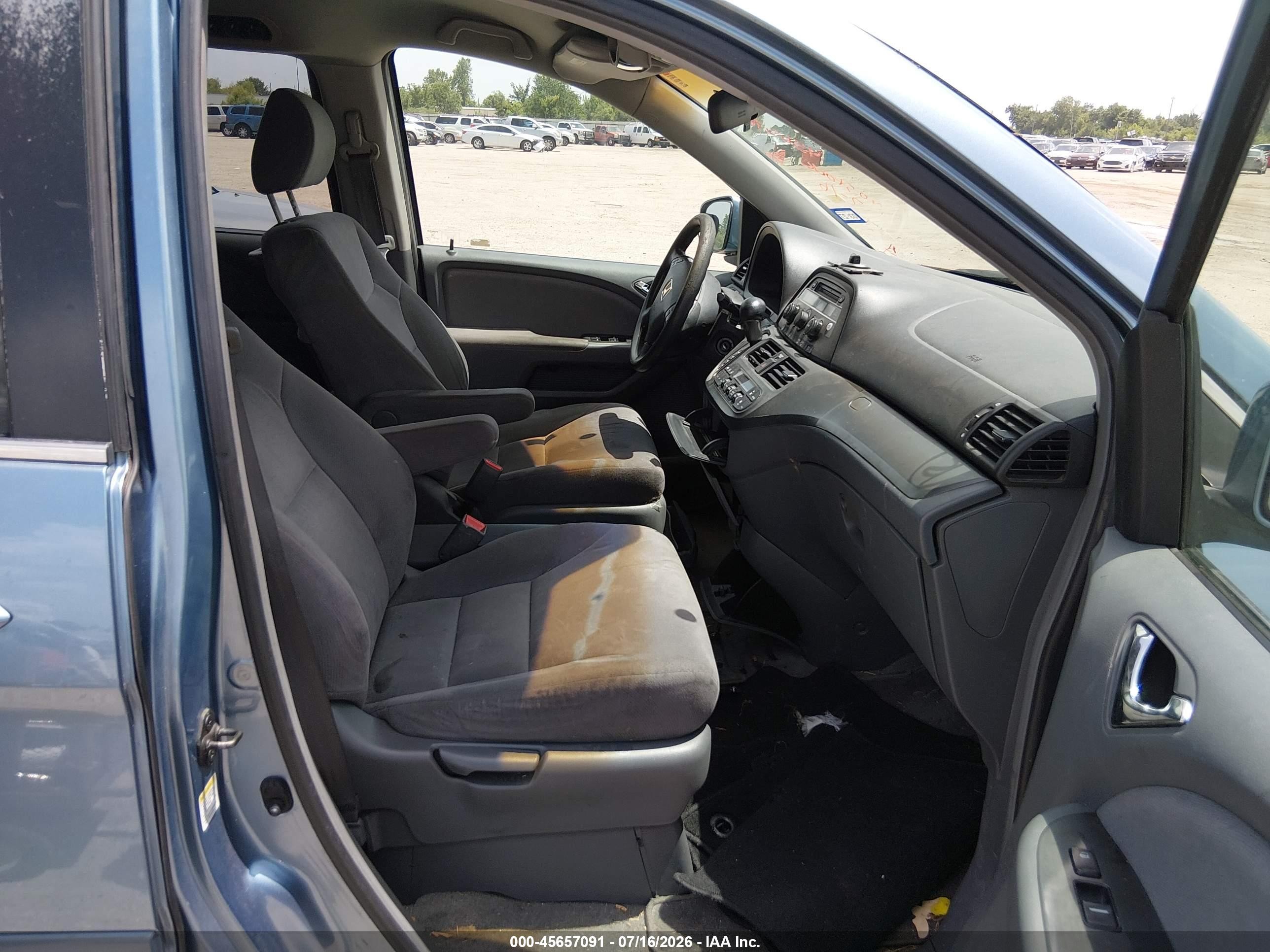 2005 Honda Odyssey Ex Light Blue vin: 5FNRL38405B033287
