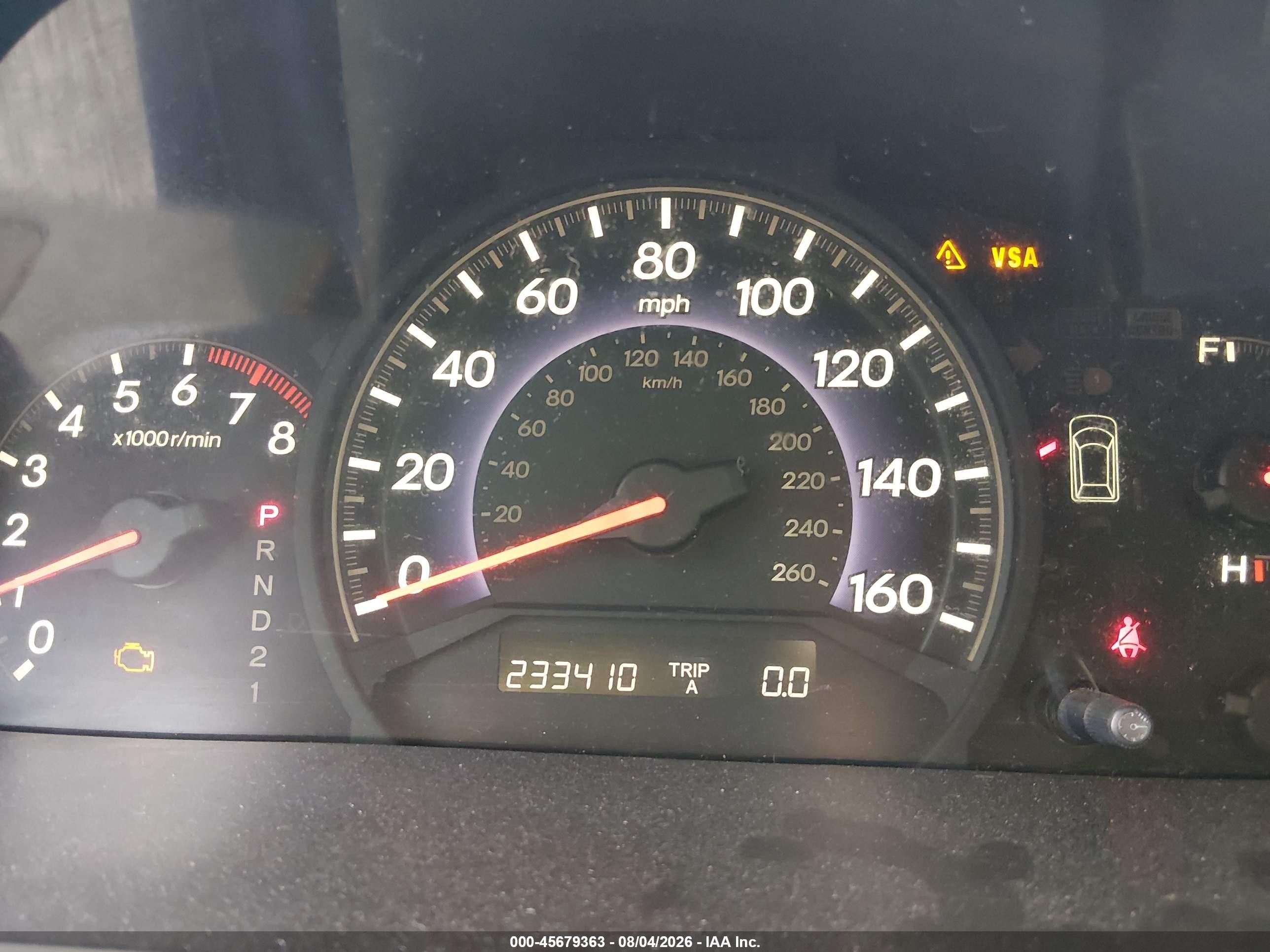 2005 Honda Odyssey Ex Gray vin: 5FNRL38405B116444