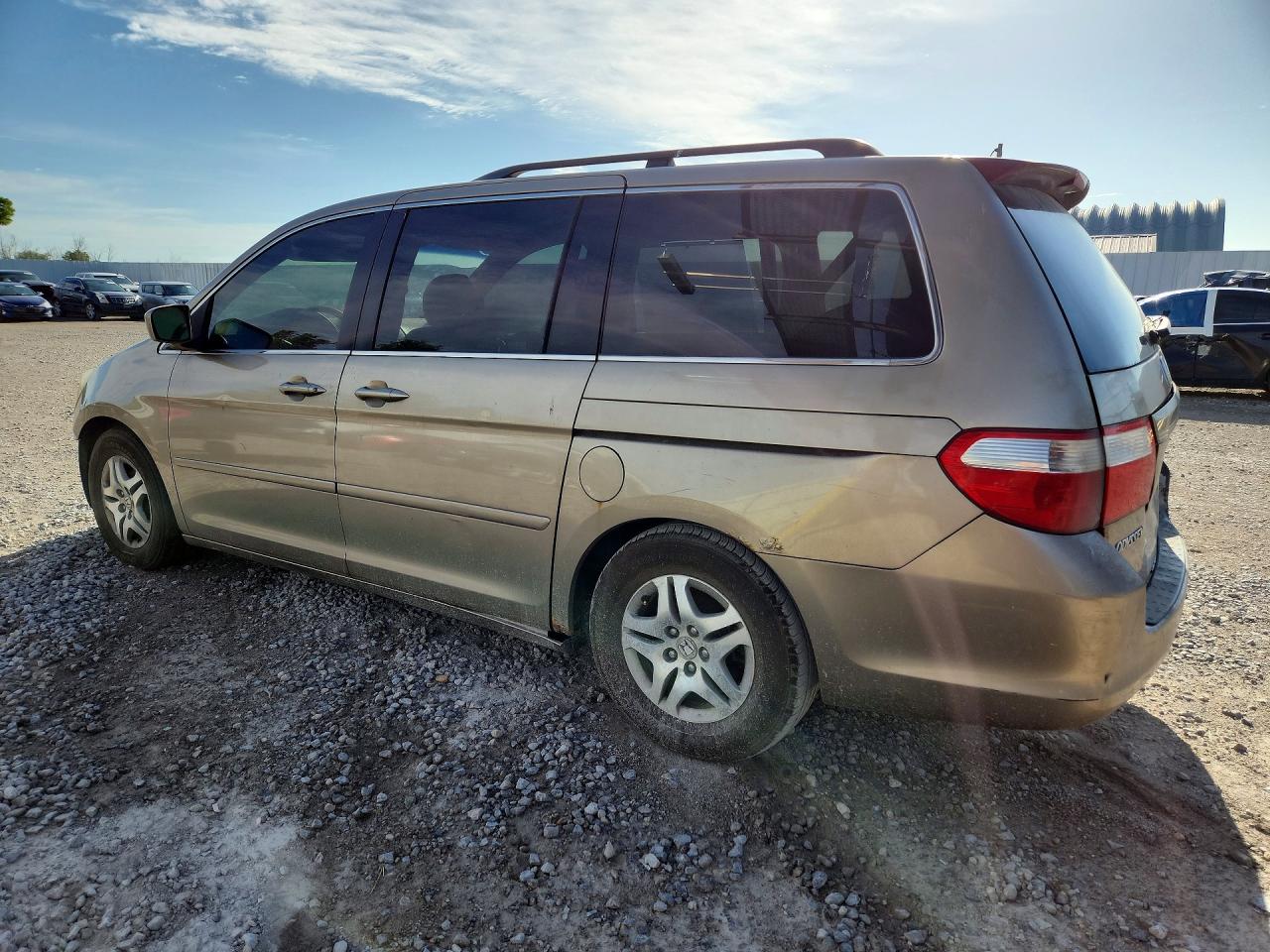 2006 Honda Odyssey Ex Желто-коричневый vin: 5FNRL38406B067120