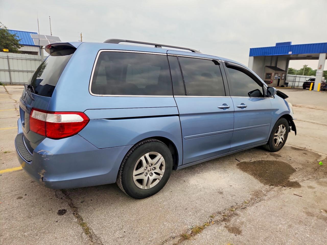 2006 Honda Odyssey Ex Blue vin: 5FNRL38406B083768