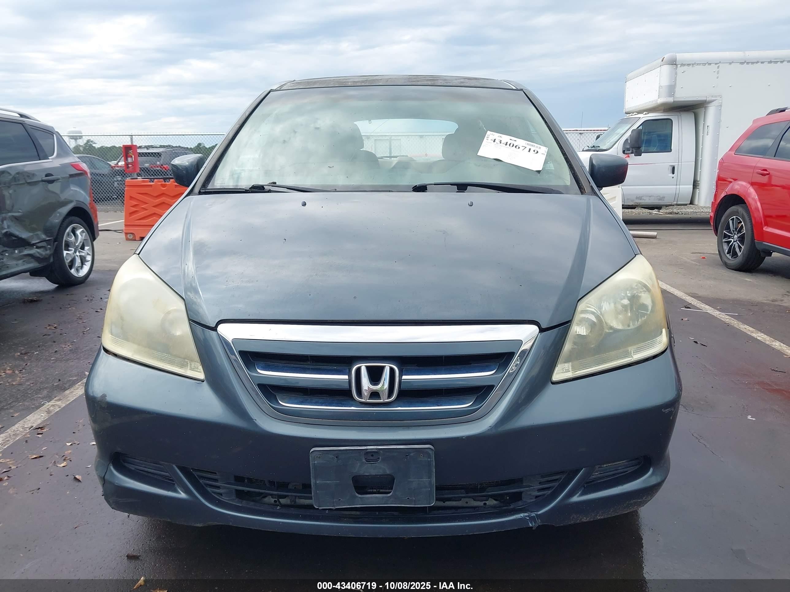 2006 Honda Odyssey Ex Gray vin: 5FNRL38406B402988