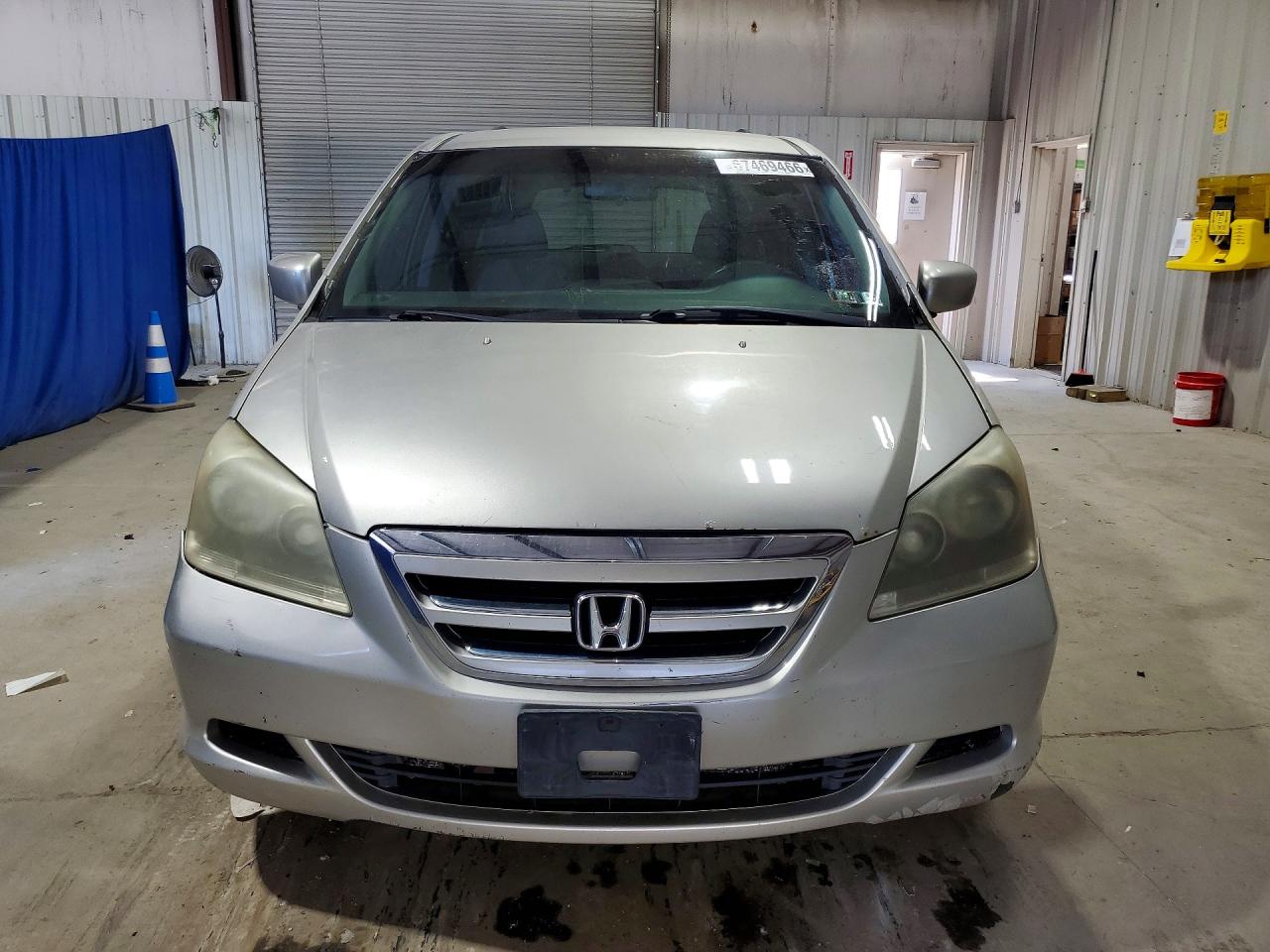 2006 Honda Odyssey Ex Серебряный vin: 5FNRL38406B442262