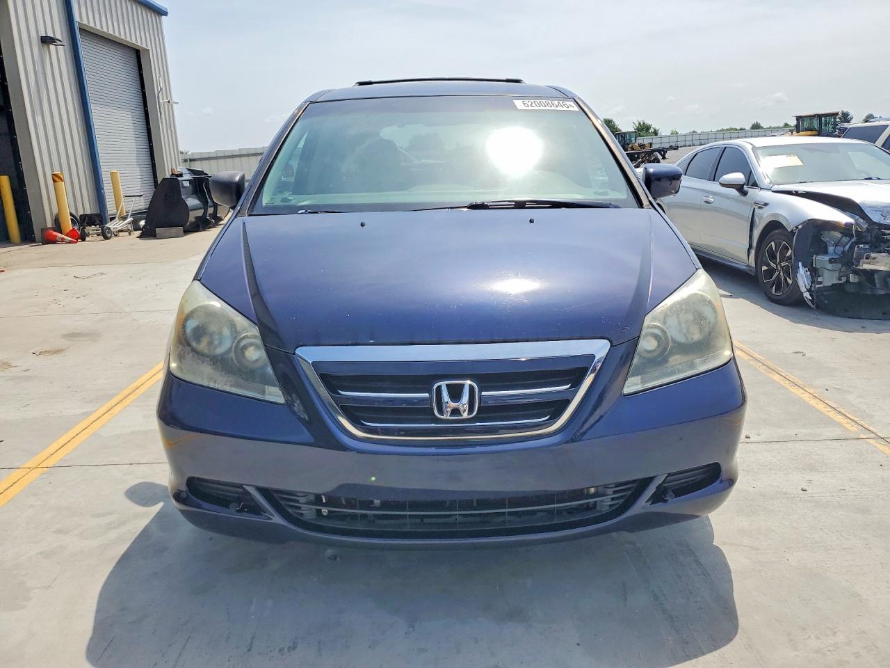 2007 Honda Odyssey Ex Blue vin: 5FNRL38407B010854