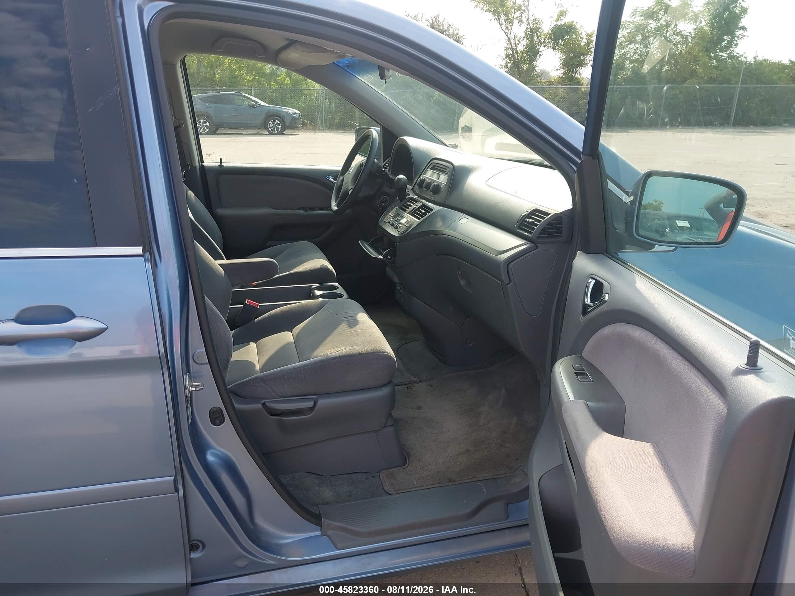 2007 Honda Odyssey Ex Light Blue vin: 5FNRL38407B028528