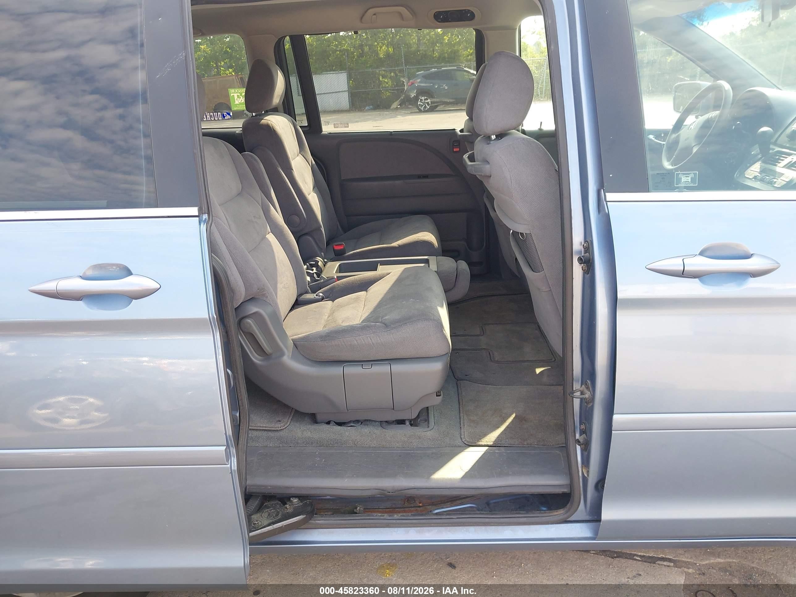 2007 Honda Odyssey Ex Light Blue vin: 5FNRL38407B028528