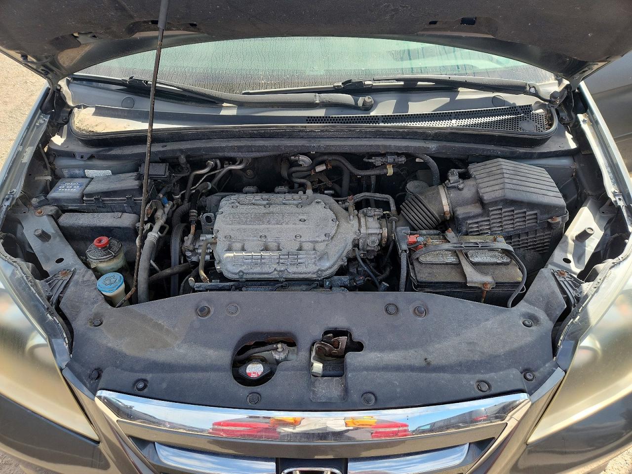 2007 Honda Odyssey Ex Gray vin: 5FNRL38407B074179