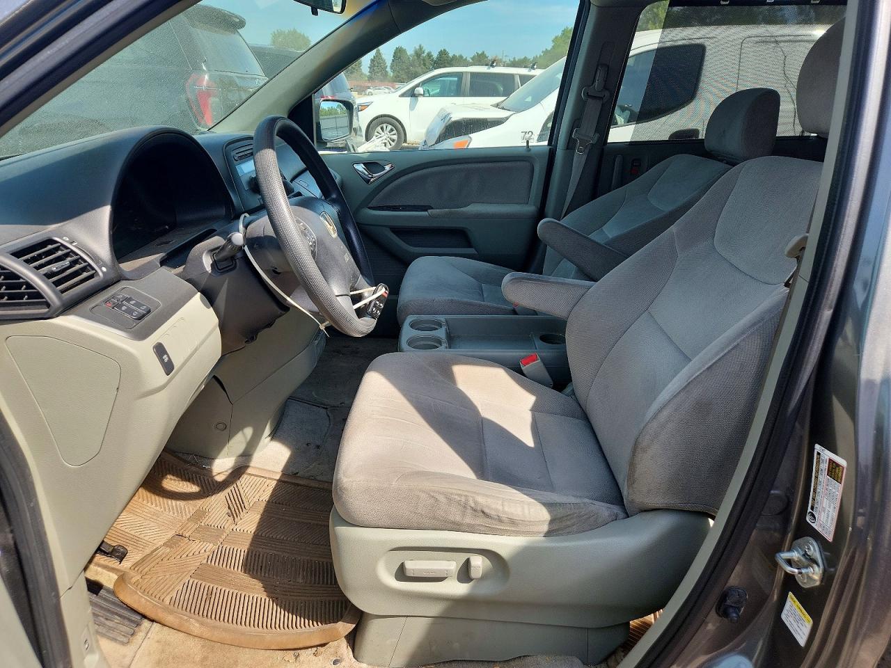2007 Honda Odyssey Ex Gray vin: 5FNRL38407B074179