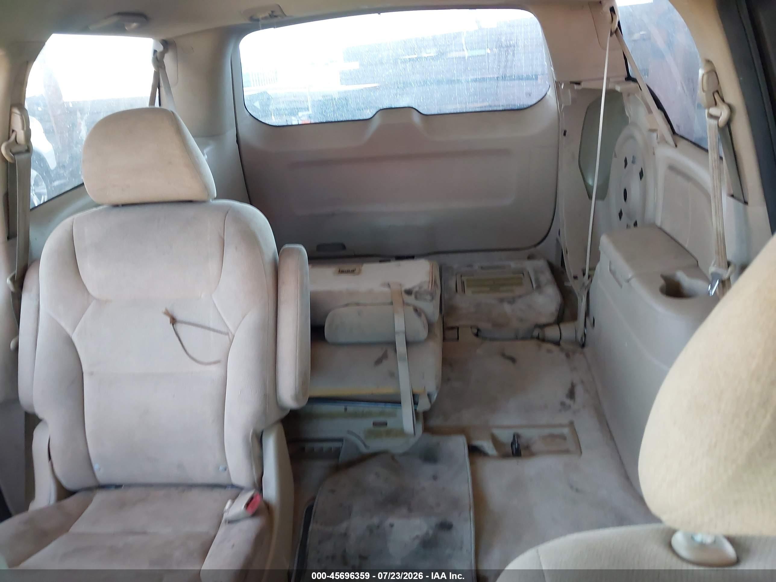 2007 Honda Odyssey Ex Gray vin: 5FNRL38407B409795
