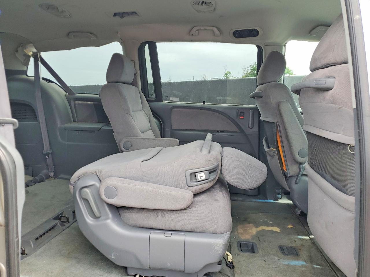 2007 Honda Odyssey Ex White vin: 5FNRL38407B431814