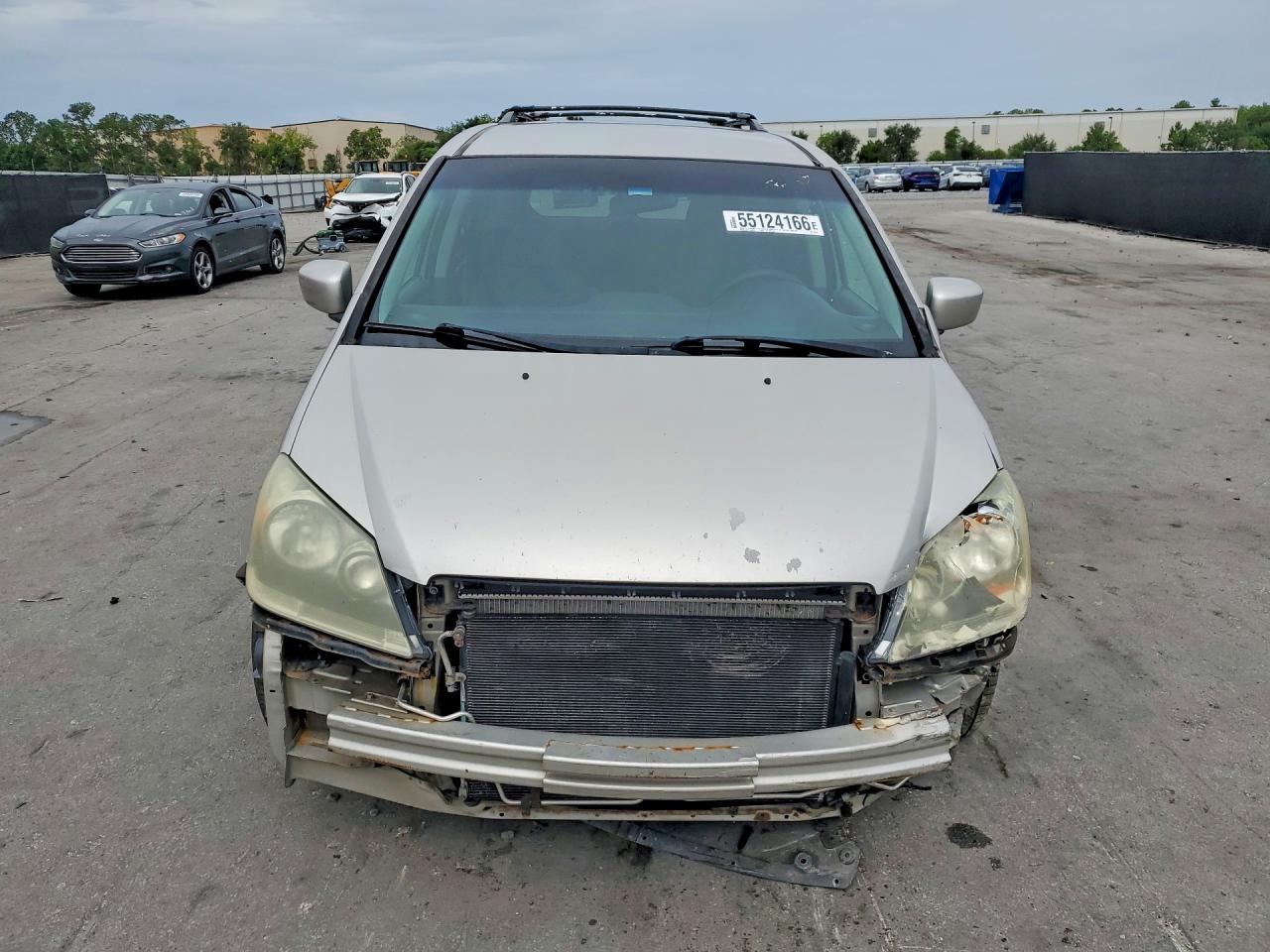 2007 Honda Odyssey Ex White vin: 5FNRL38407B431814