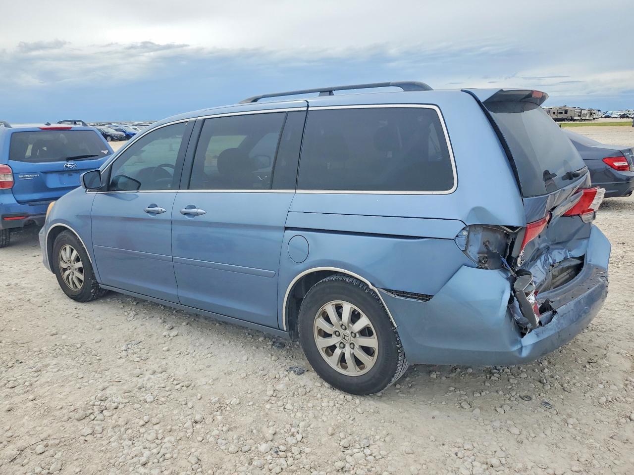 2008 Honda Odyssey Ex Blue vin: 5FNRL38408B011651
