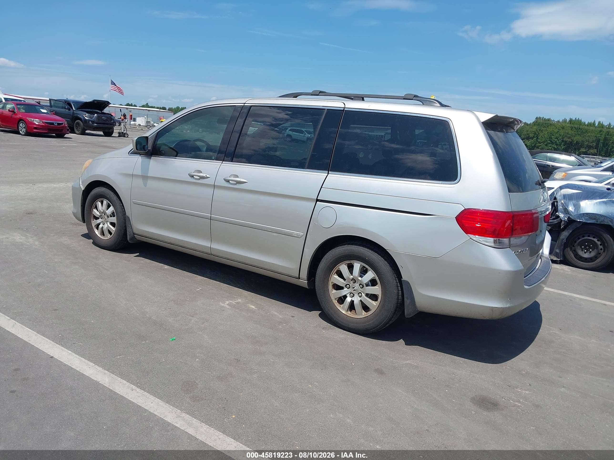 2008 Honda Odyssey Ex Серый vin: 5FNRL38408B033424
