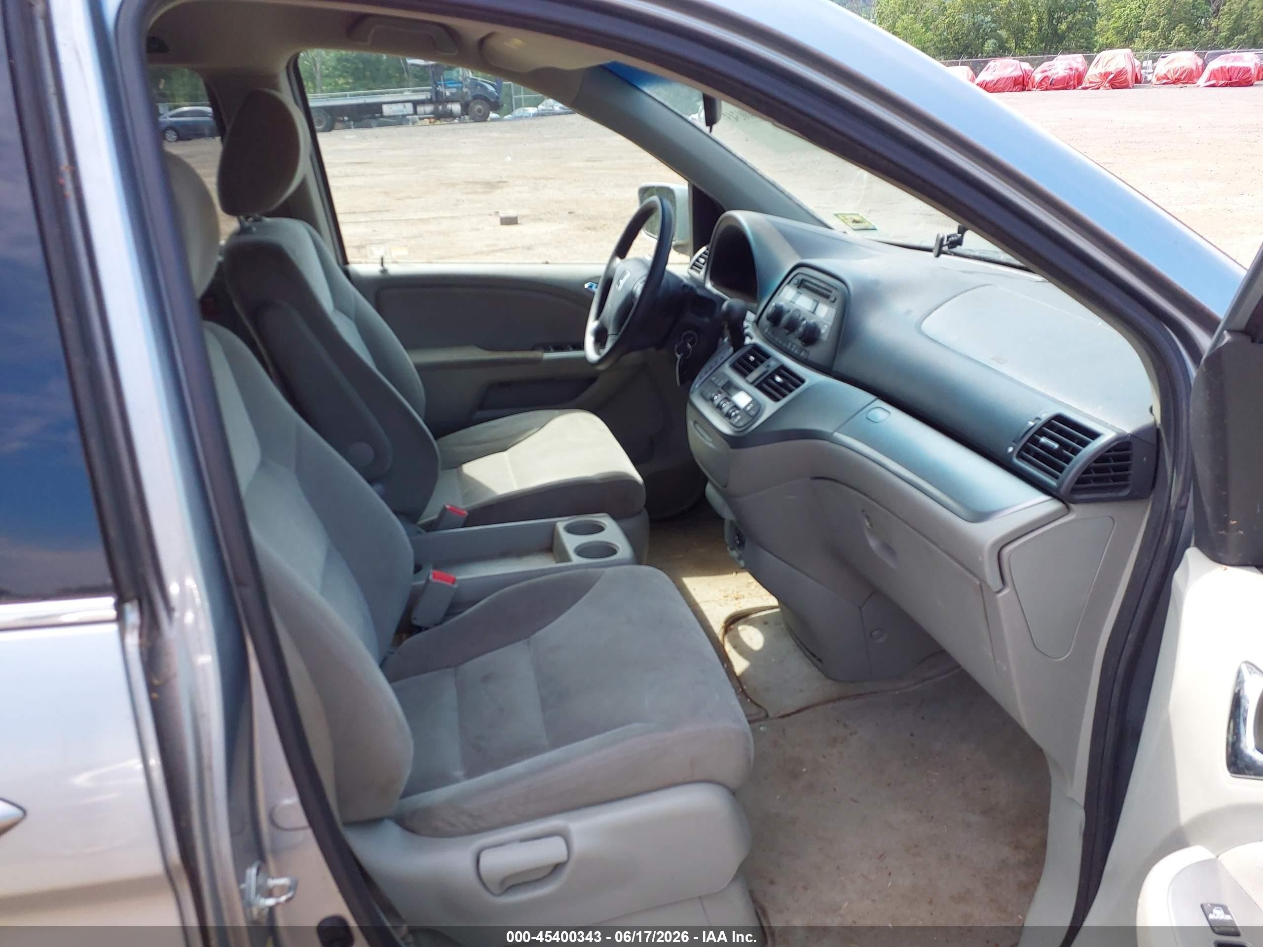 2008 Honda Odyssey Ex Blue vin: 5FNRL38408B086477