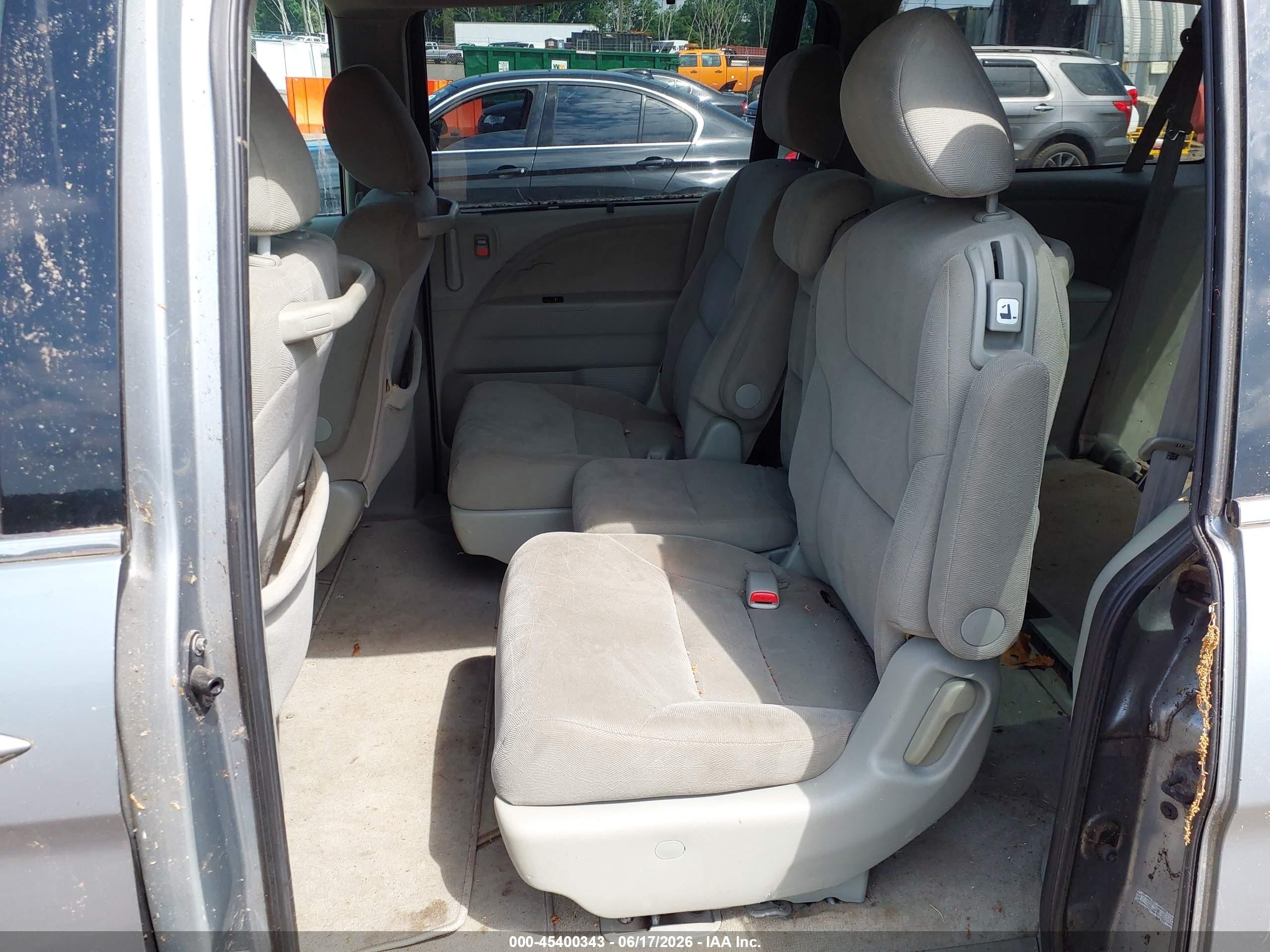 2008 Honda Odyssey Ex Blue vin: 5FNRL38408B086477