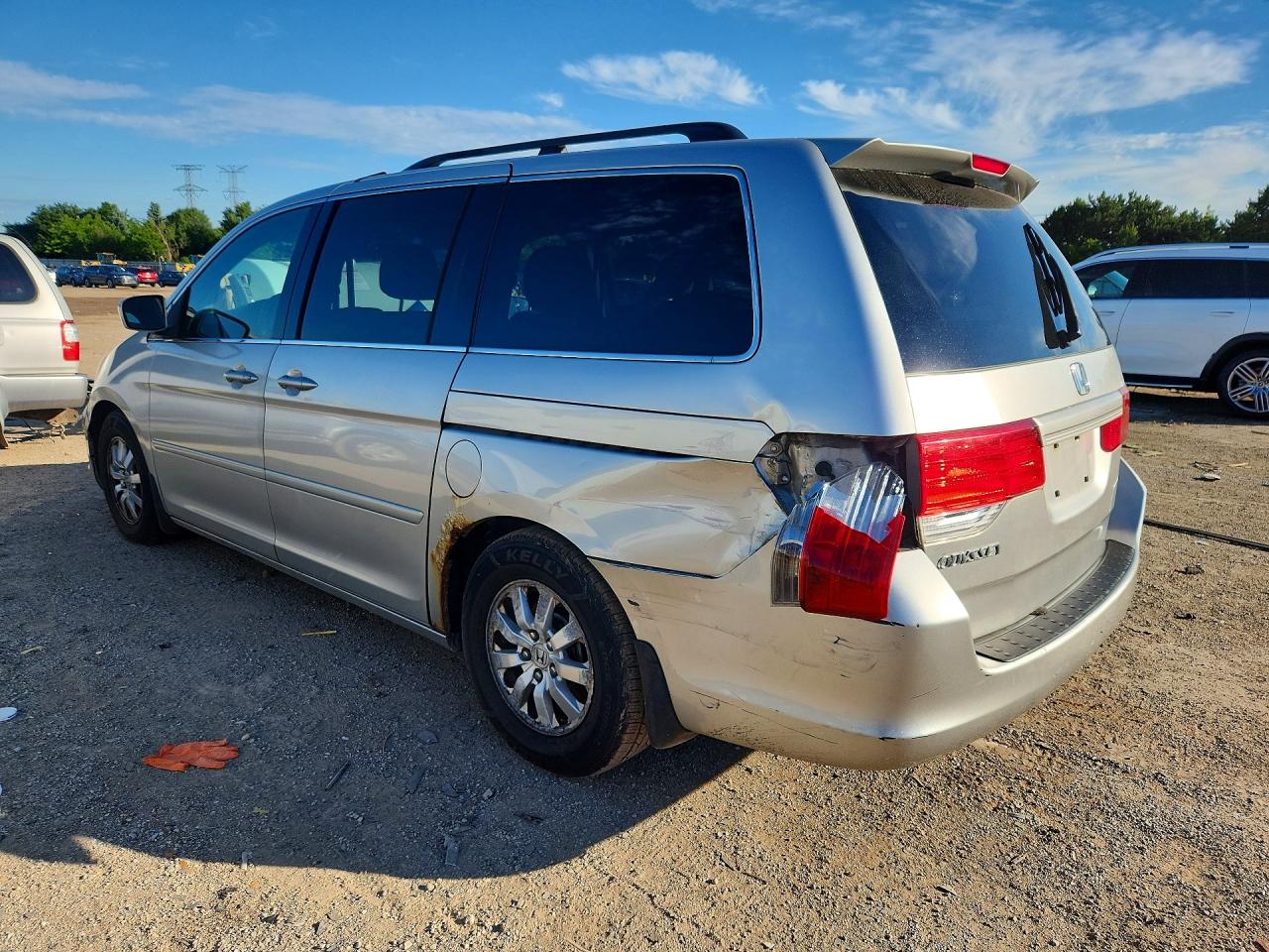 2008 Honda Odyssey Ex Серебряный vin: 5FNRL38408B108932