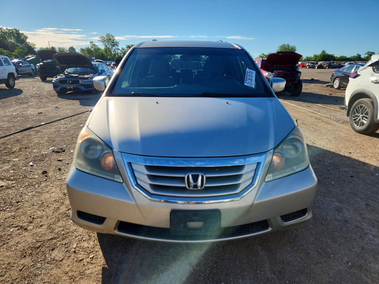 2008 Honda Odyssey Ex Серебряный vin: 5FNRL38408B108932