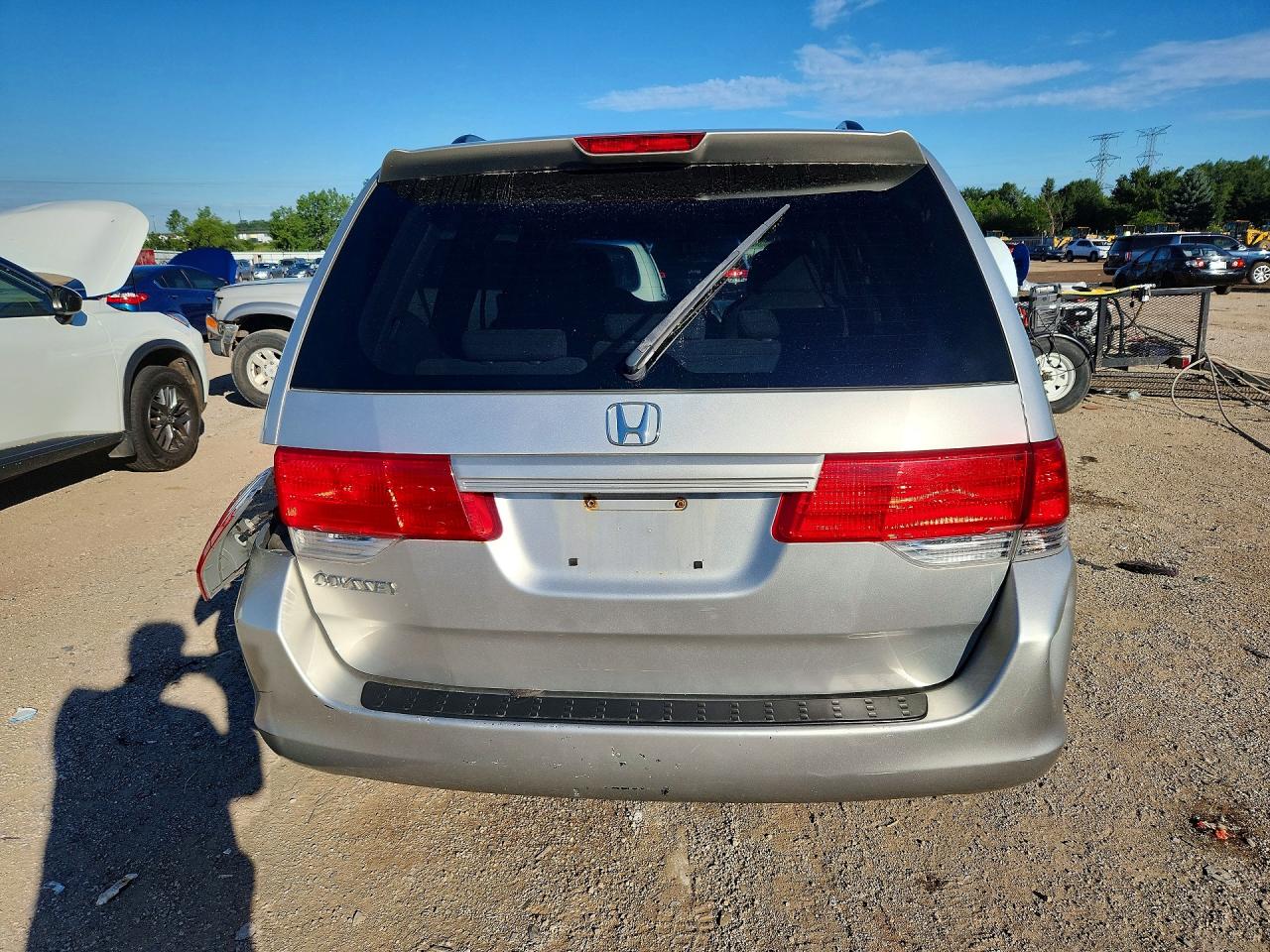 2008 Honda Odyssey Ex Серебряный vin: 5FNRL38408B108932
