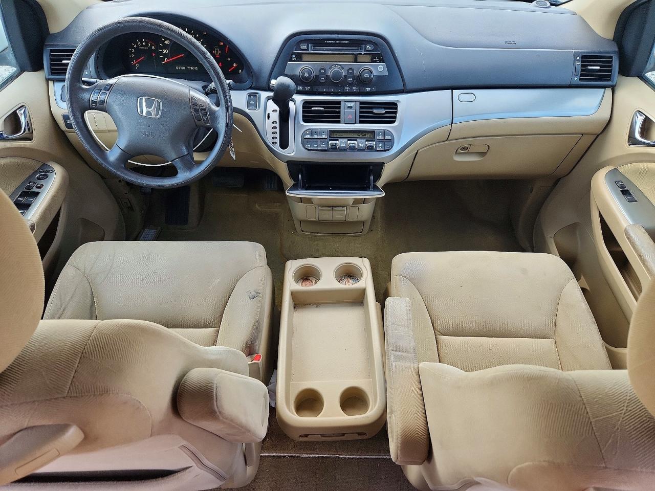 2009 Honda Odyssey Ex White vin: 5FNRL38409B007763