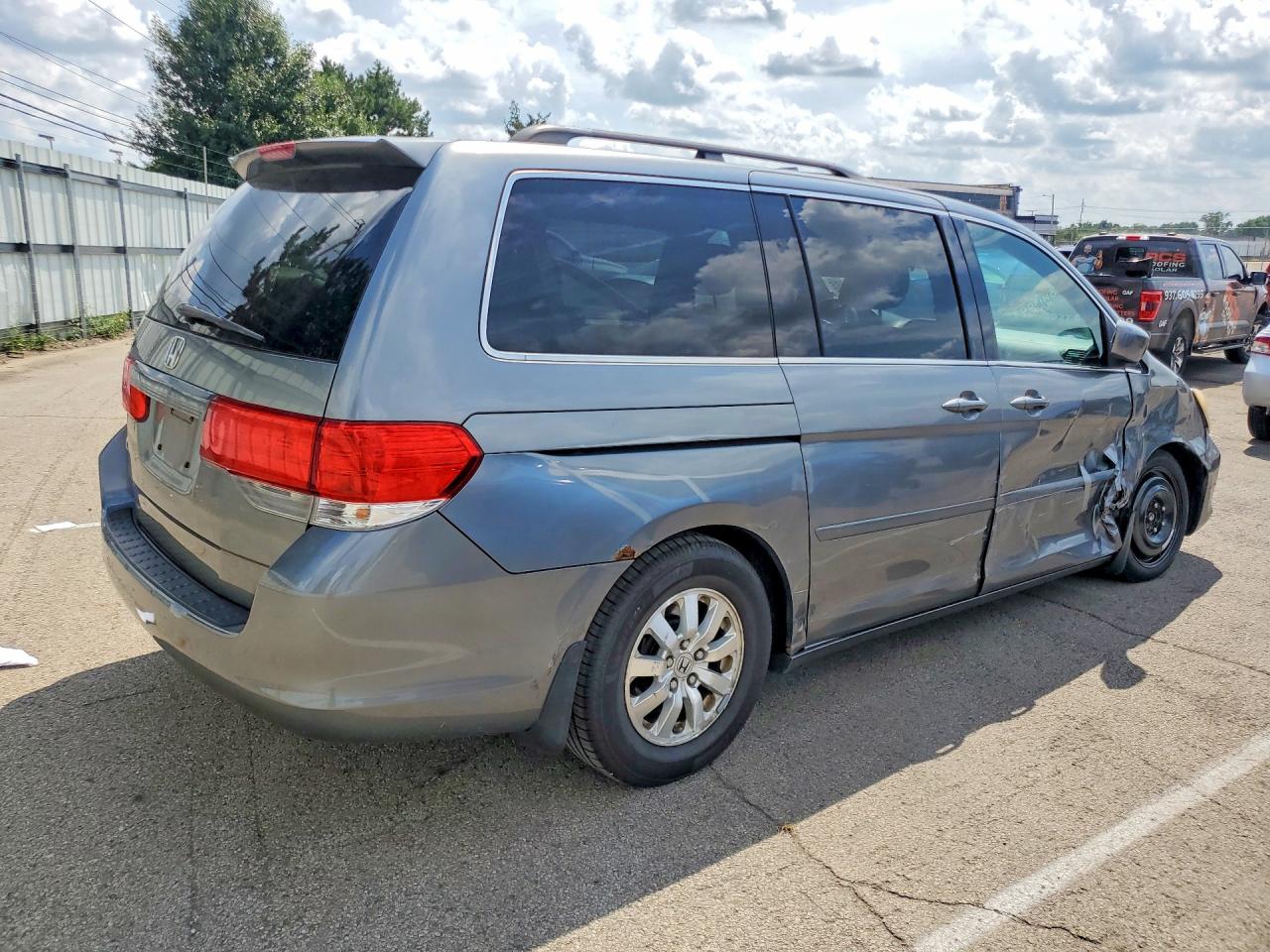 2009 Honda Odyssey Ex Gray vin: 5FNRL38409B016124