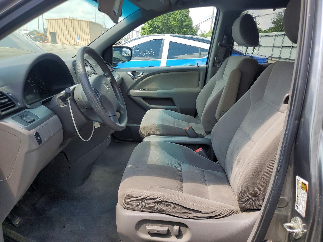 2009 Honda Odyssey Ex Gray vin: 5FNRL38409B016124