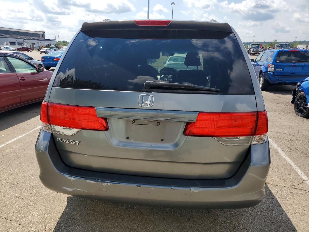 2009 Honda Odyssey Ex Gray vin: 5FNRL38409B016124