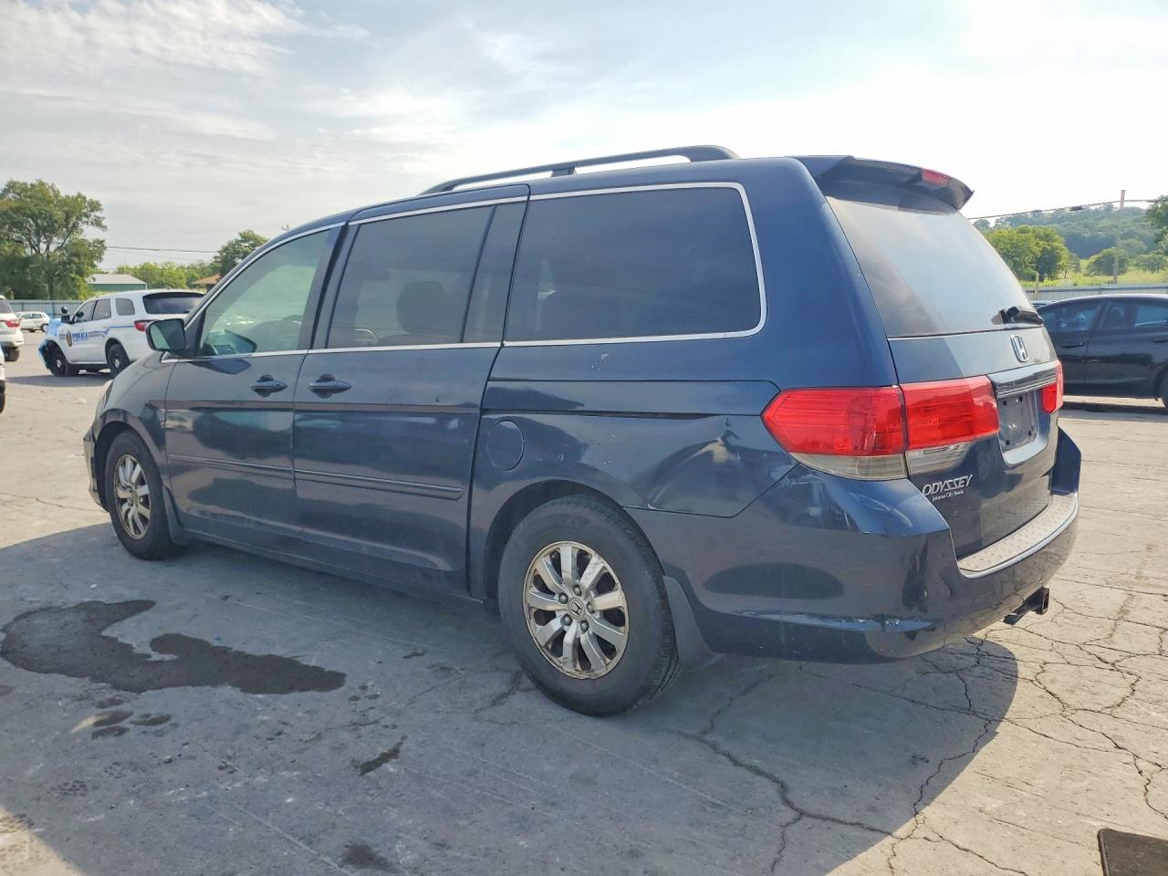 2009 Honda Odyssey Ex Синий vin: 5FNRL38409B023770