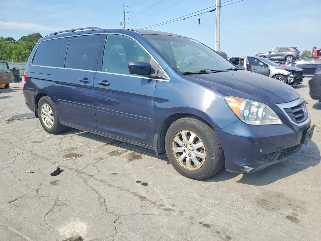 2009 Honda Odyssey Ex Синий vin: 5FNRL38409B023770