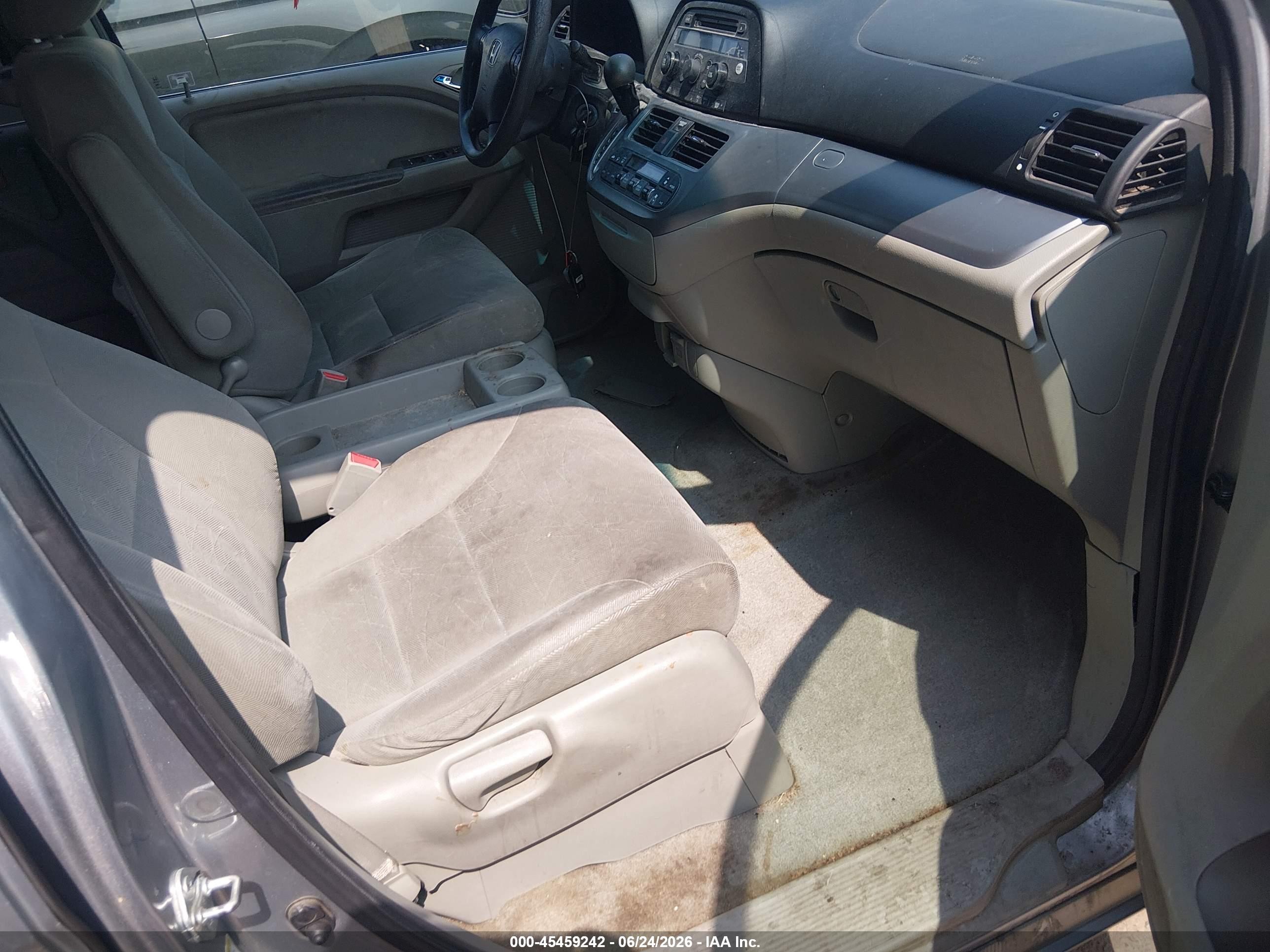 2009 Honda Odyssey Ex Light Blue vin: 5FNRL38409B027009