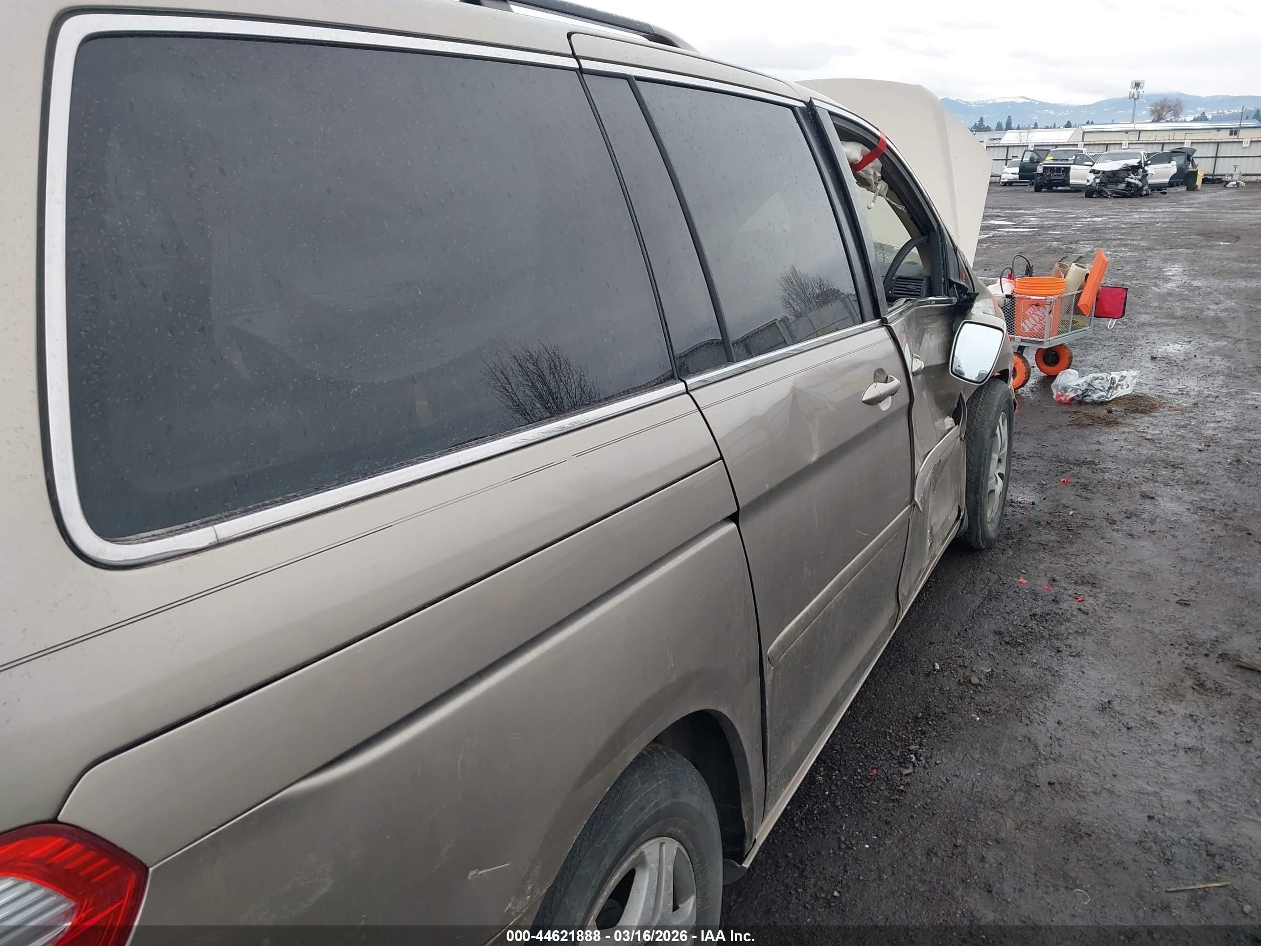 2005 Honda Odyssey Ex Коричневый vin: 5FNRL38415B081767