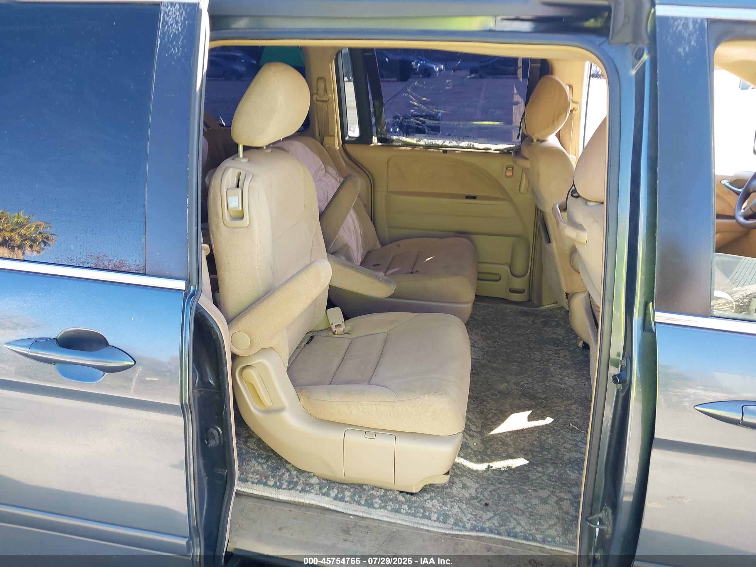 2005 Honda Odyssey Ex Blue vin: 5FNRL38415B400388
