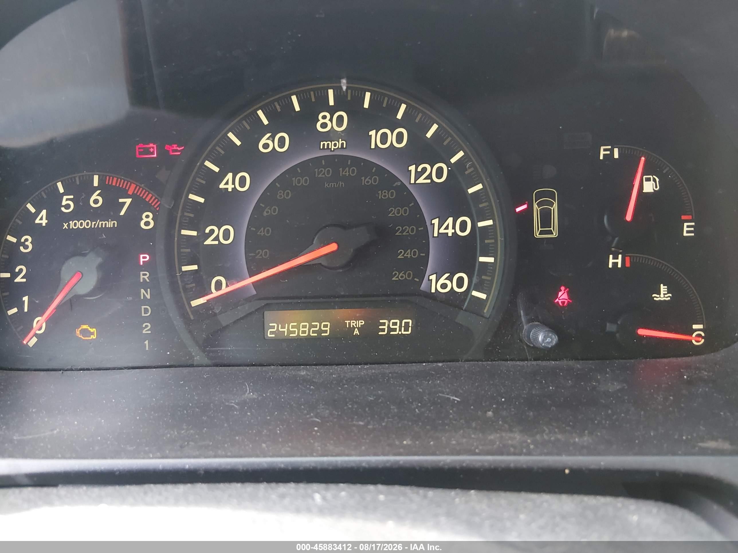 2006 Honda Odyssey Ex Blue vin: 5FNRL38416B031355