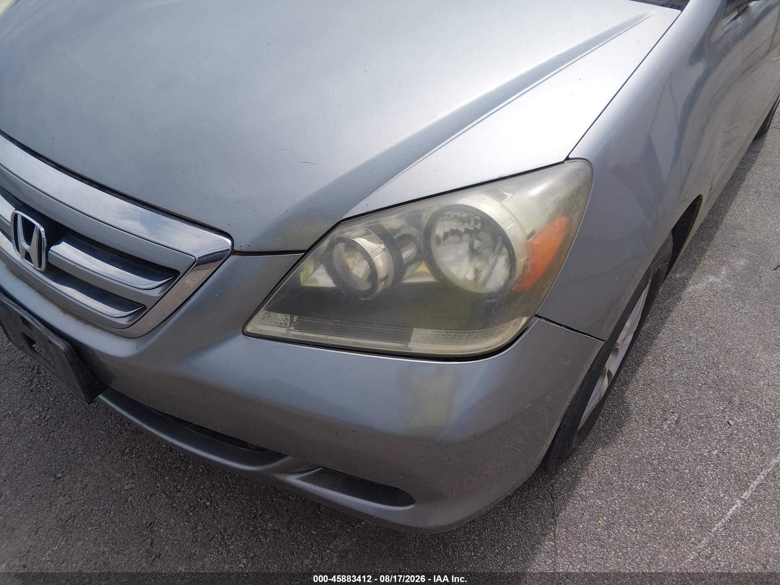 2006 Honda Odyssey Ex Blue vin: 5FNRL38416B031355