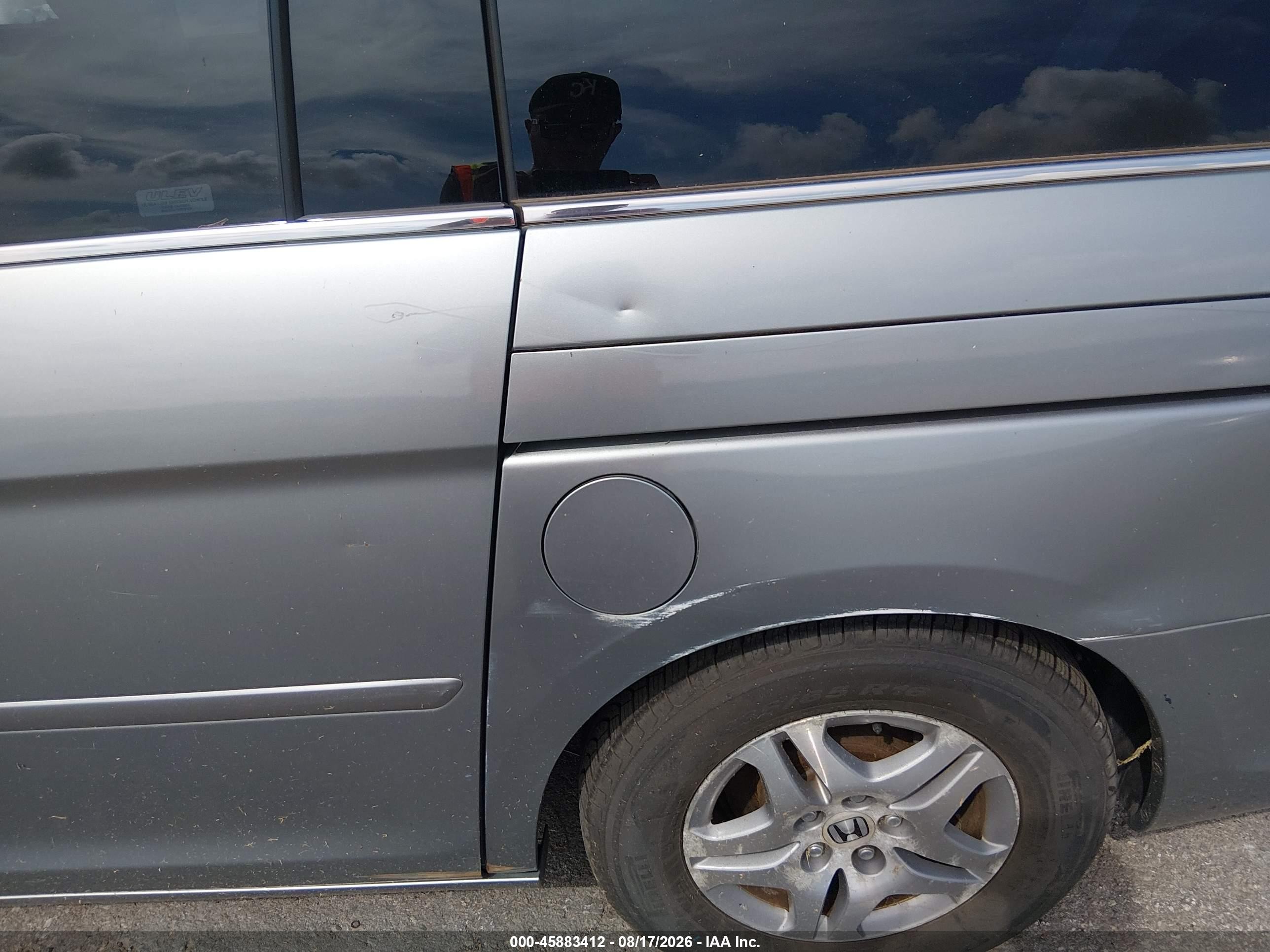2006 Honda Odyssey Ex Blue vin: 5FNRL38416B031355