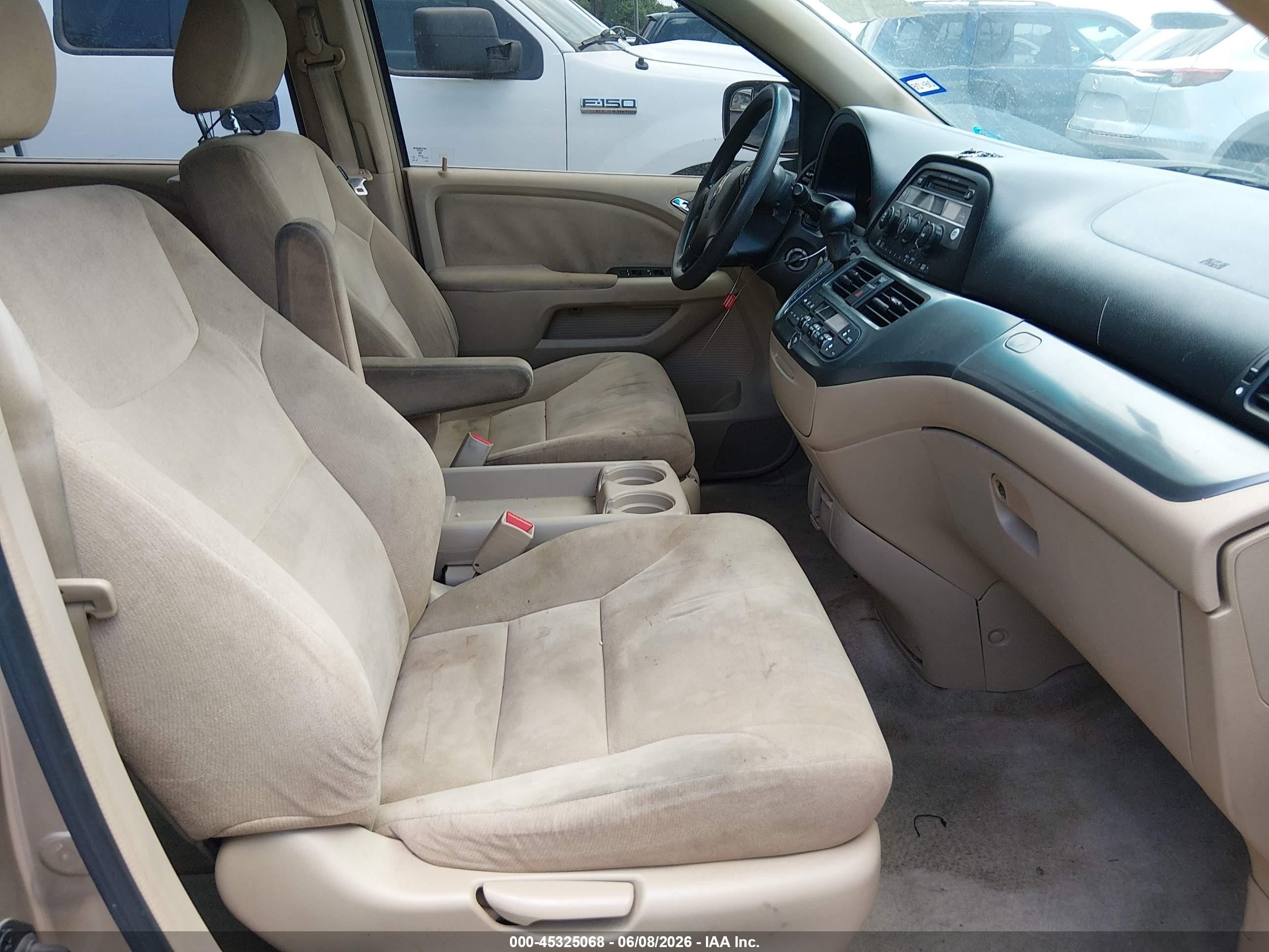 2006 Honda Odyssey Ex Beige vin: 5FNRL38416B039844