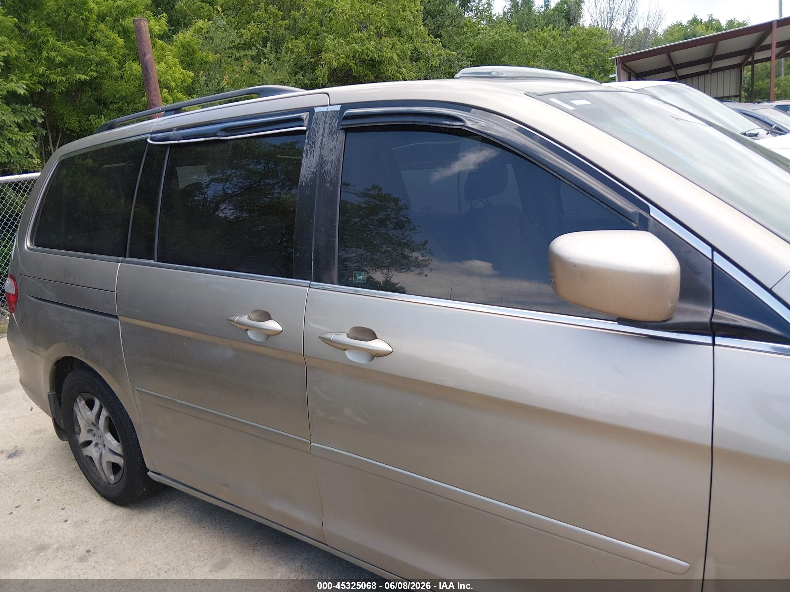 2006 Honda Odyssey Ex Beige vin: 5FNRL38416B039844