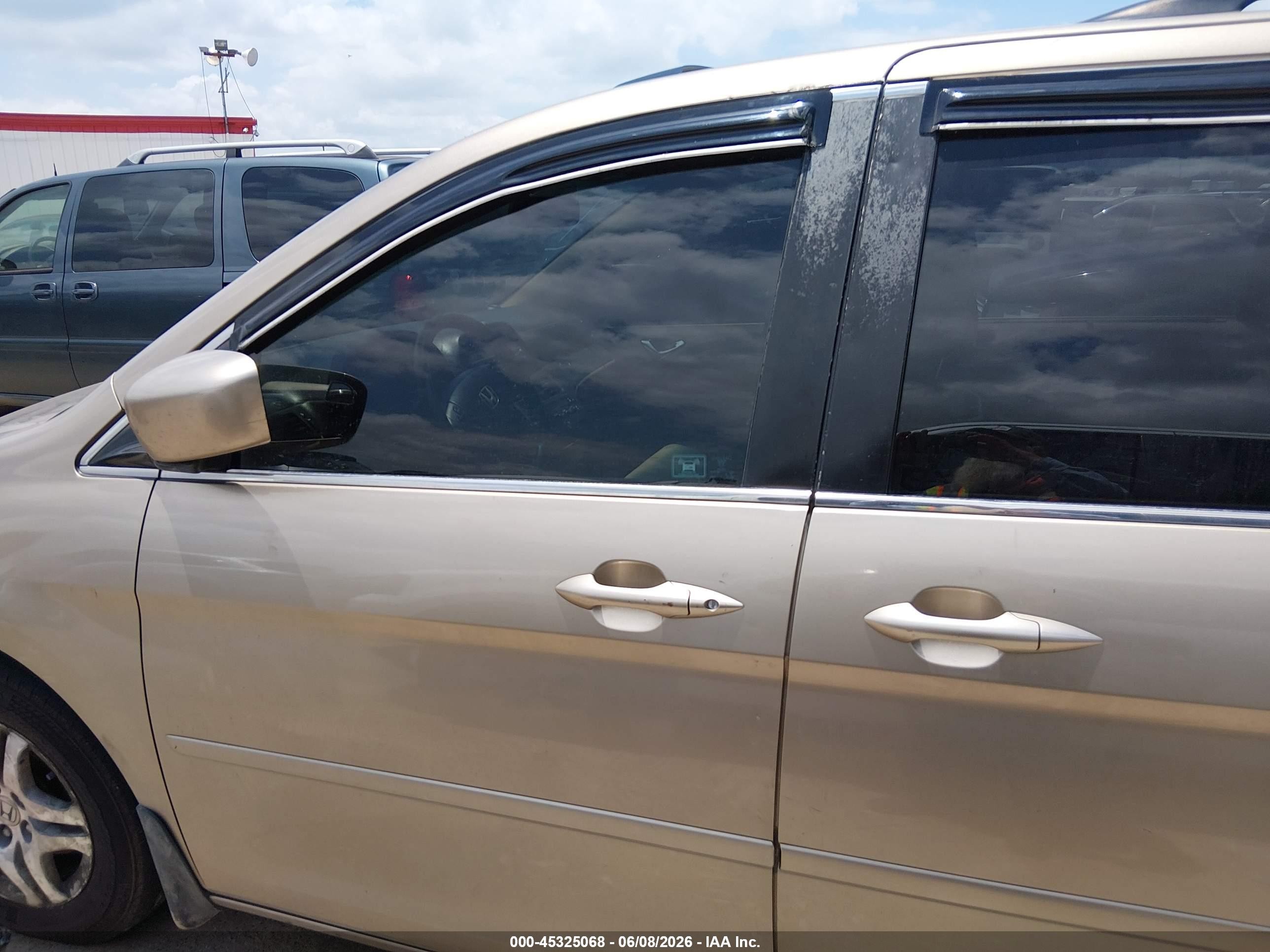 2006 Honda Odyssey Ex Beige vin: 5FNRL38416B039844
