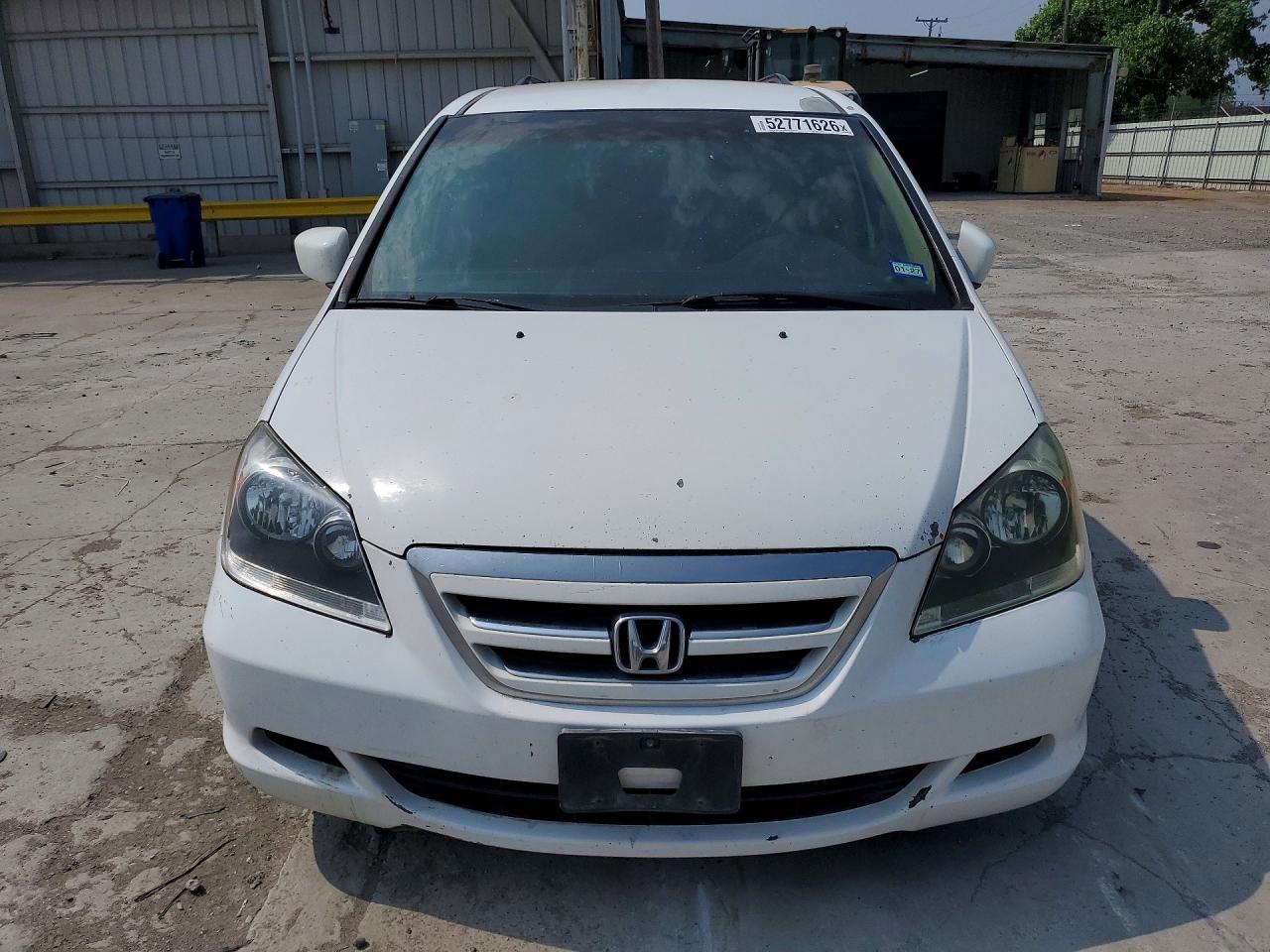 2007 Honda Odyssey Ex White vin: 5FNRL38417B013214