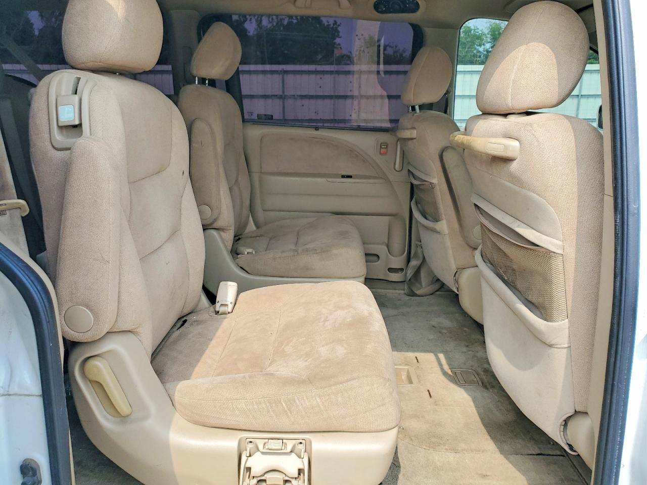 2007 Honda Odyssey Ex White vin: 5FNRL38417B013214