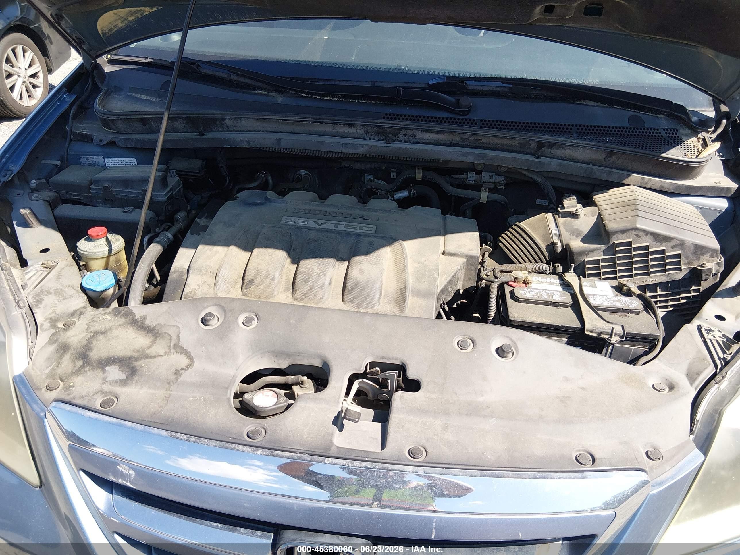 2007 Honda Odyssey Ex Blue vin: 5FNRL38417B032684