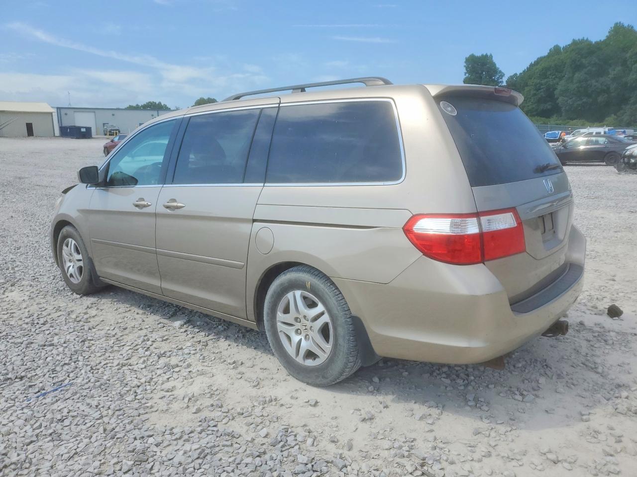 2007 Honda Odyssey Ex Beige vin: 5FNRL38417B046553