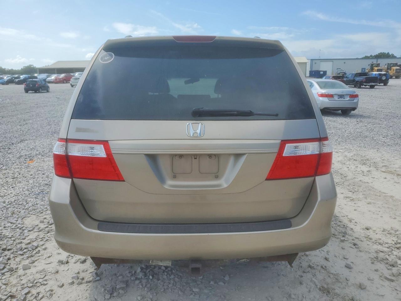 2007 Honda Odyssey Ex Beige vin: 5FNRL38417B046553