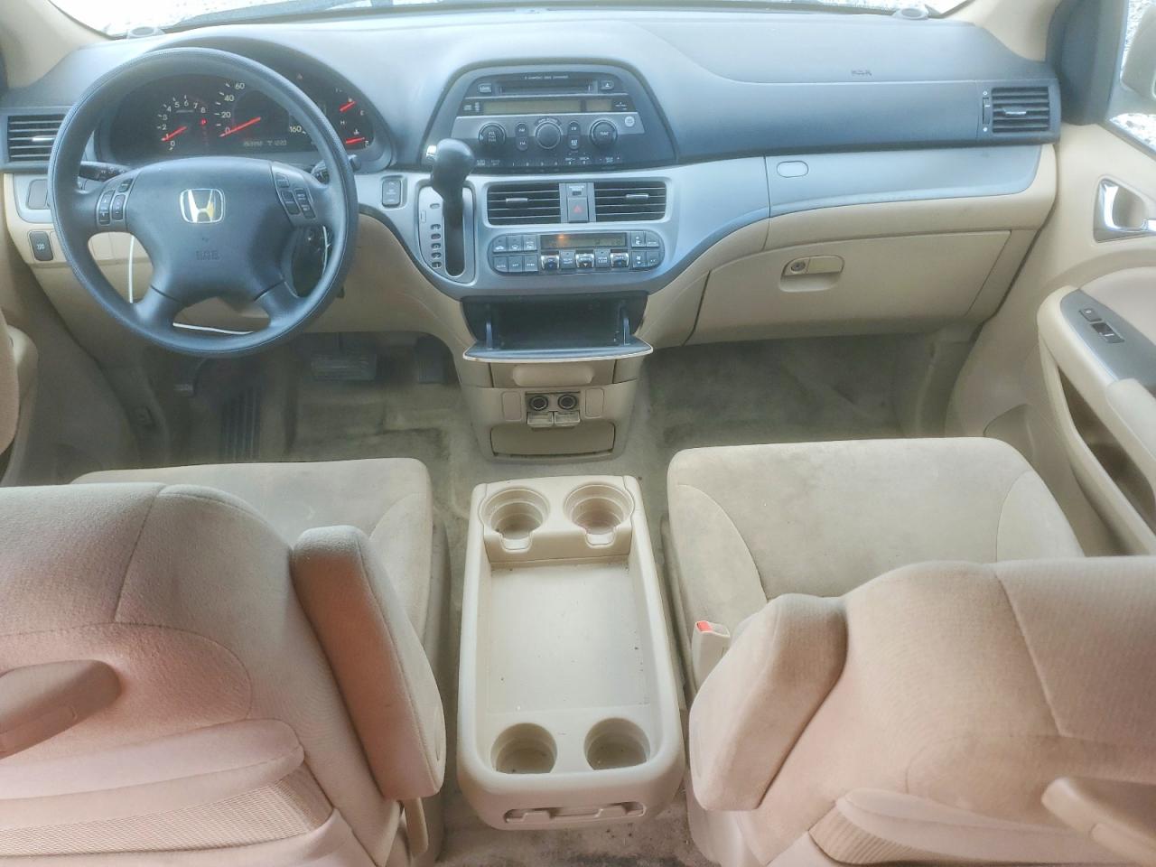 2007 Honda Odyssey Ex Beige vin: 5FNRL38417B046553