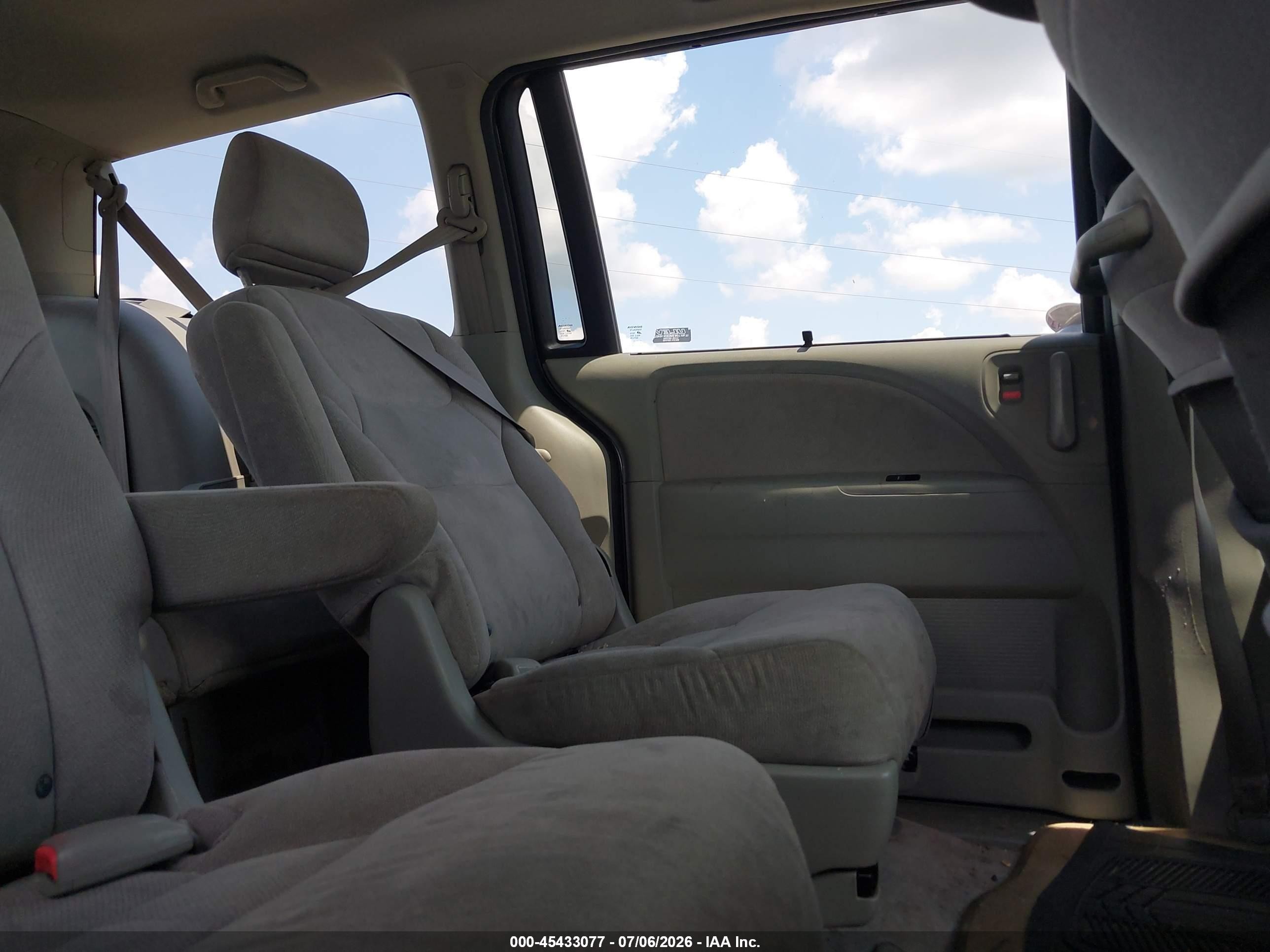 2007 Honda Odyssey Ex Gray vin: 5FNRL38417B074367