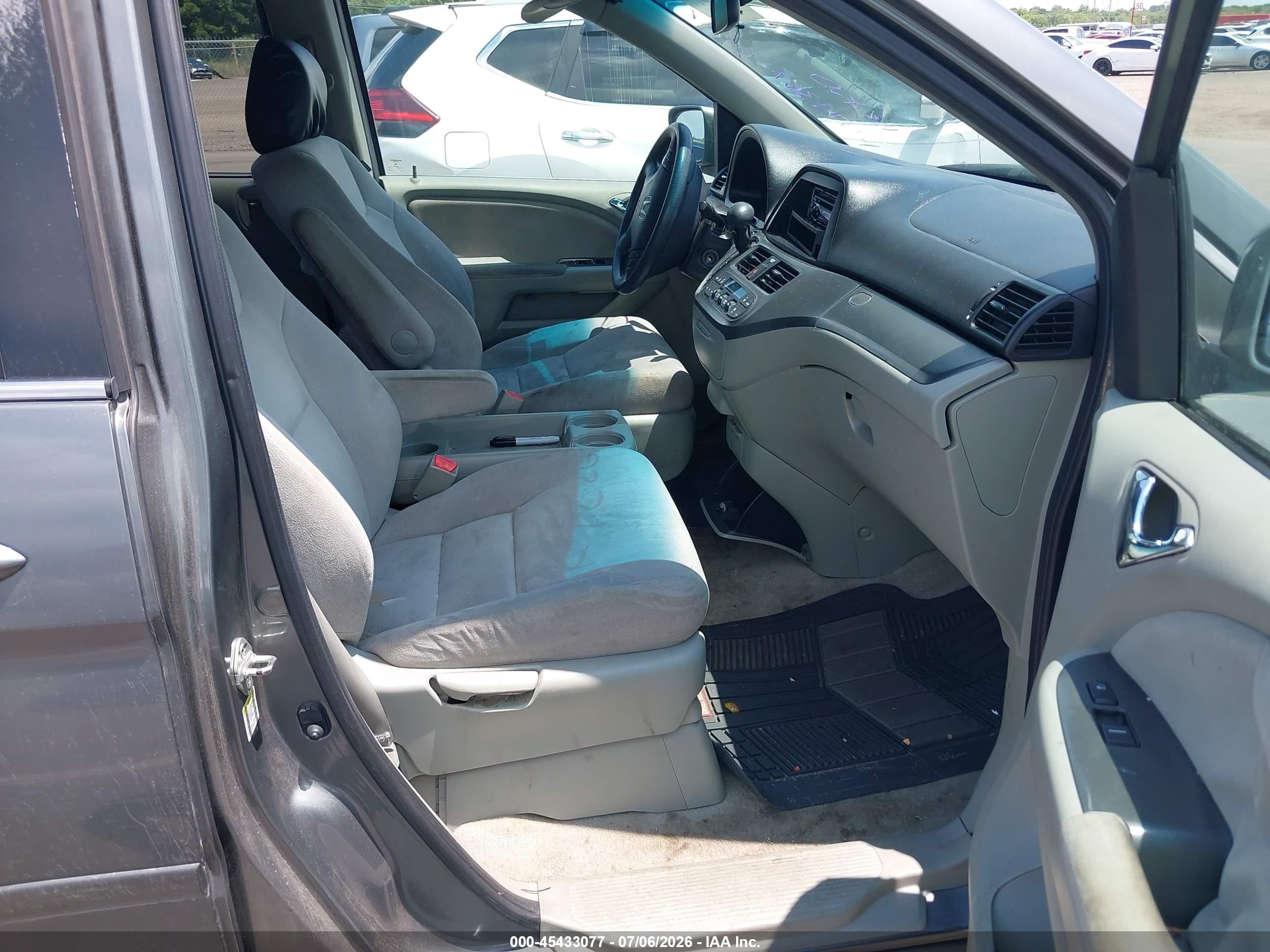 2007 Honda Odyssey Ex Gray vin: 5FNRL38417B074367