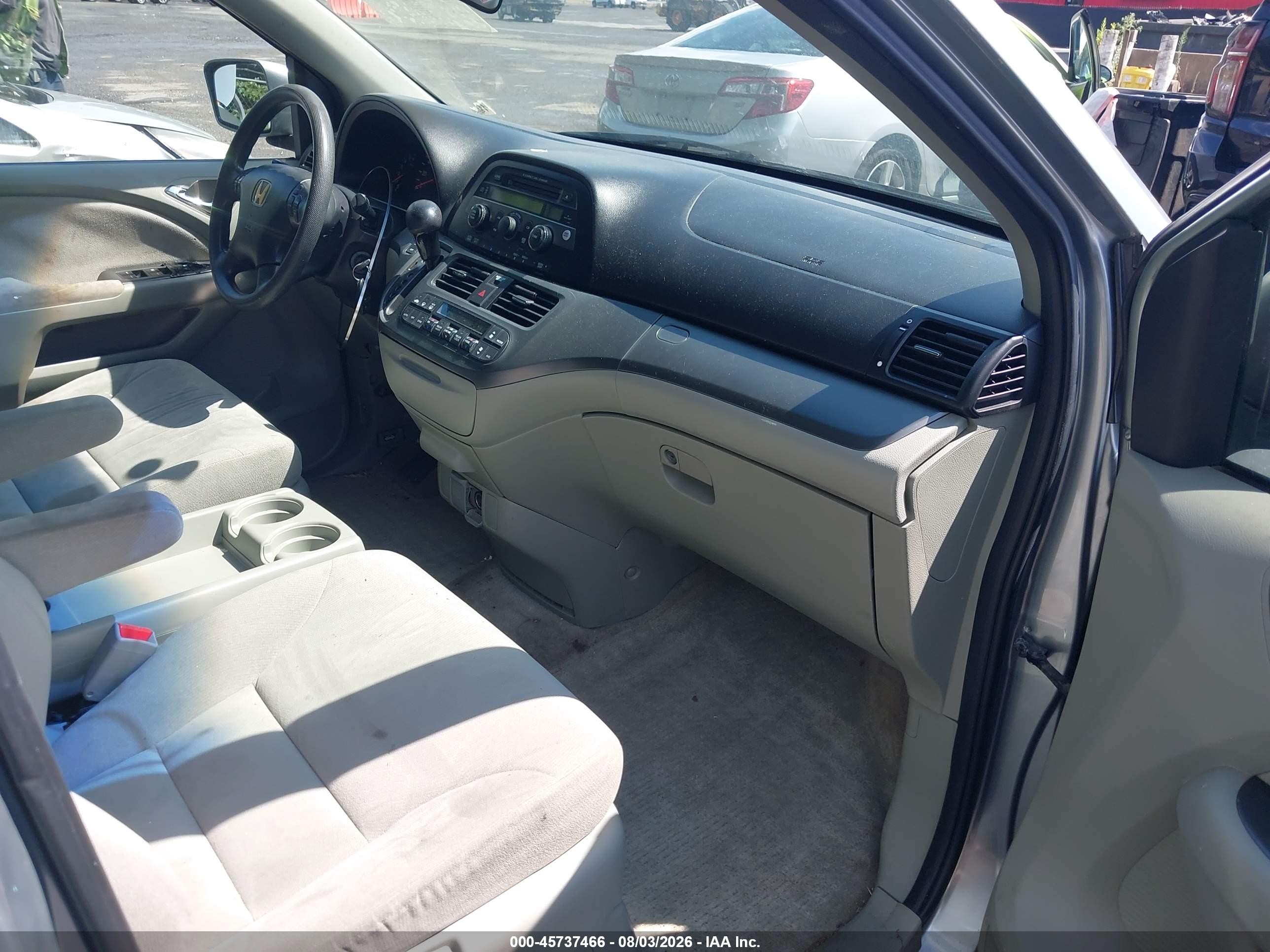 2007 Honda Odyssey Ex Blue vin: 5FNRL38417B078211