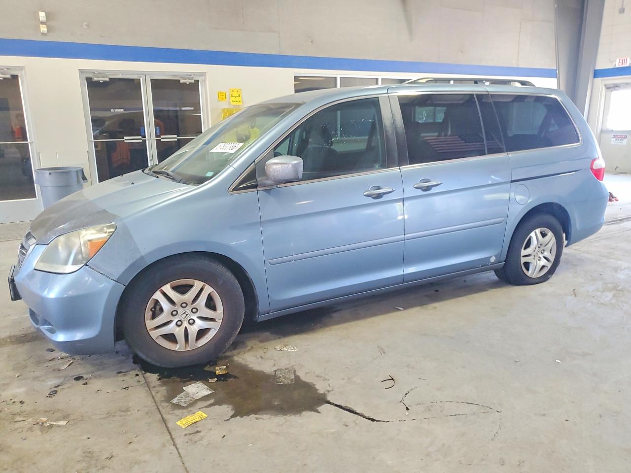 2007 Honda Odyssey Ex Blue vin: 5FNRL38417B121073