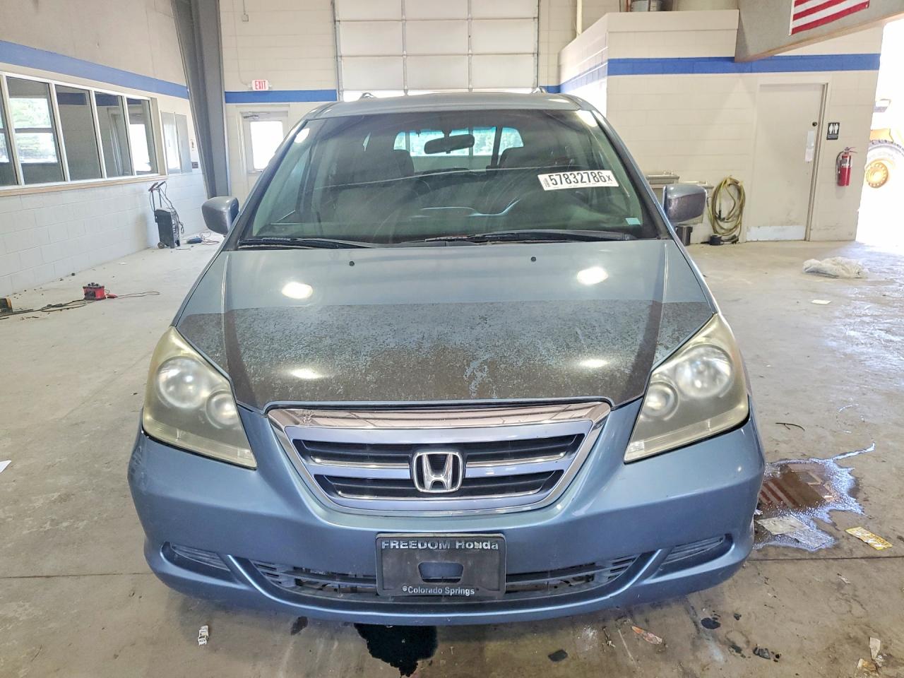 2007 Honda Odyssey Ex Blue vin: 5FNRL38417B121073