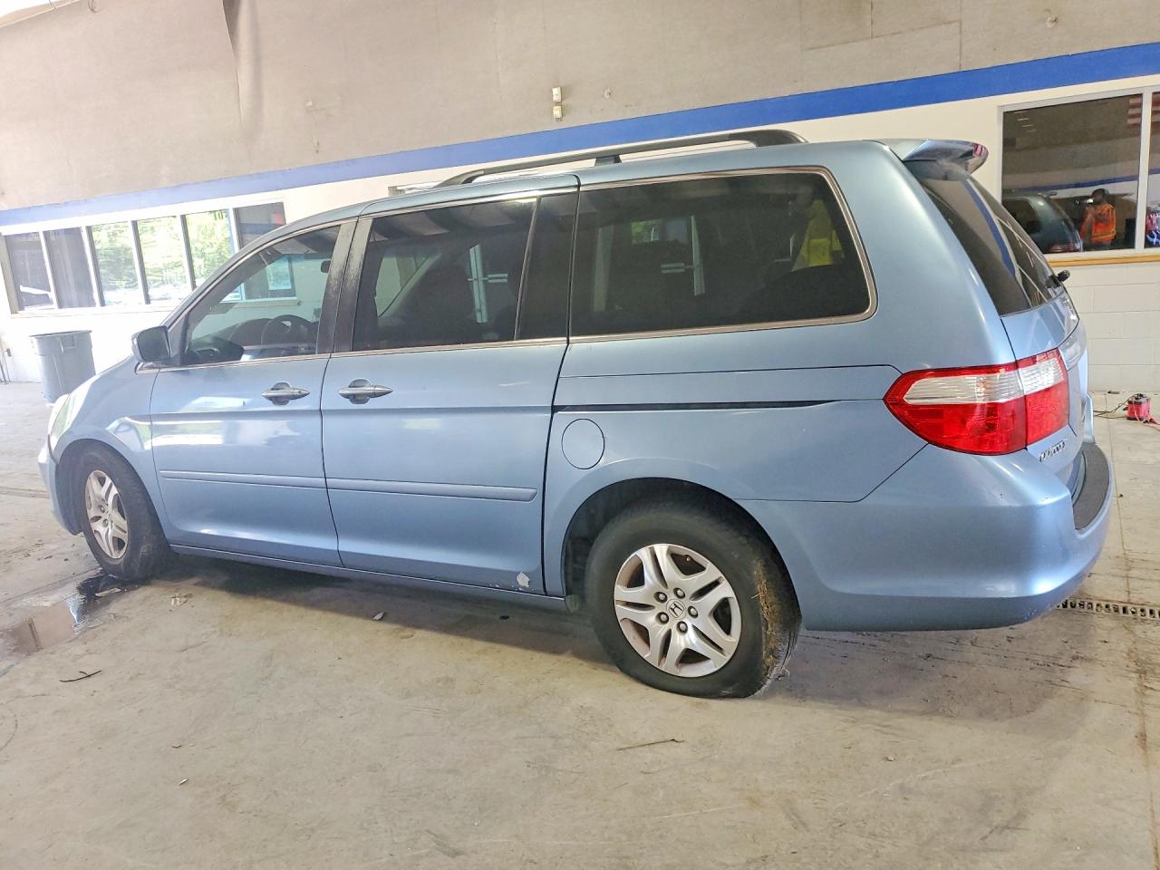 2007 Honda Odyssey Ex Blue vin: 5FNRL38417B121073